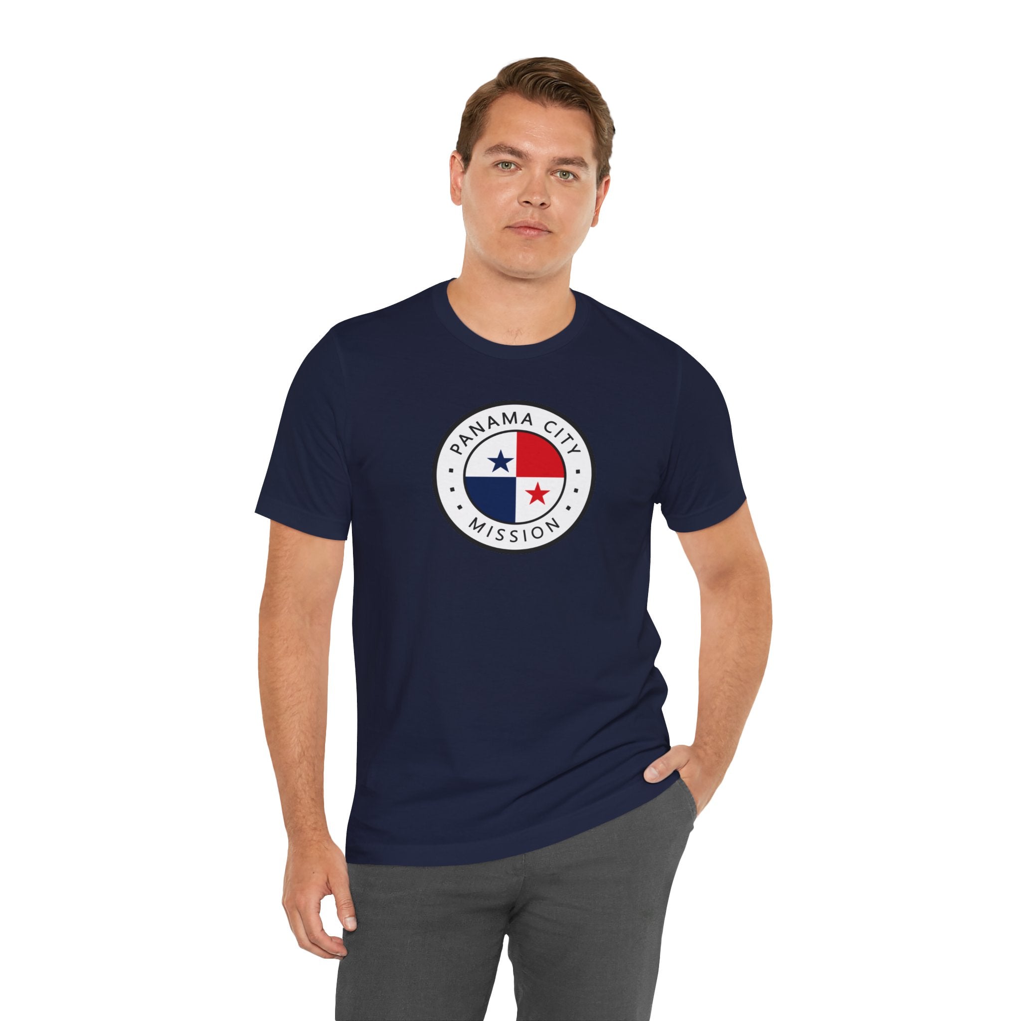 Panama Panama City Mission Flag Logo (White Border) T-shirt - Mission Wishlist - LDS Missionary Gift Store