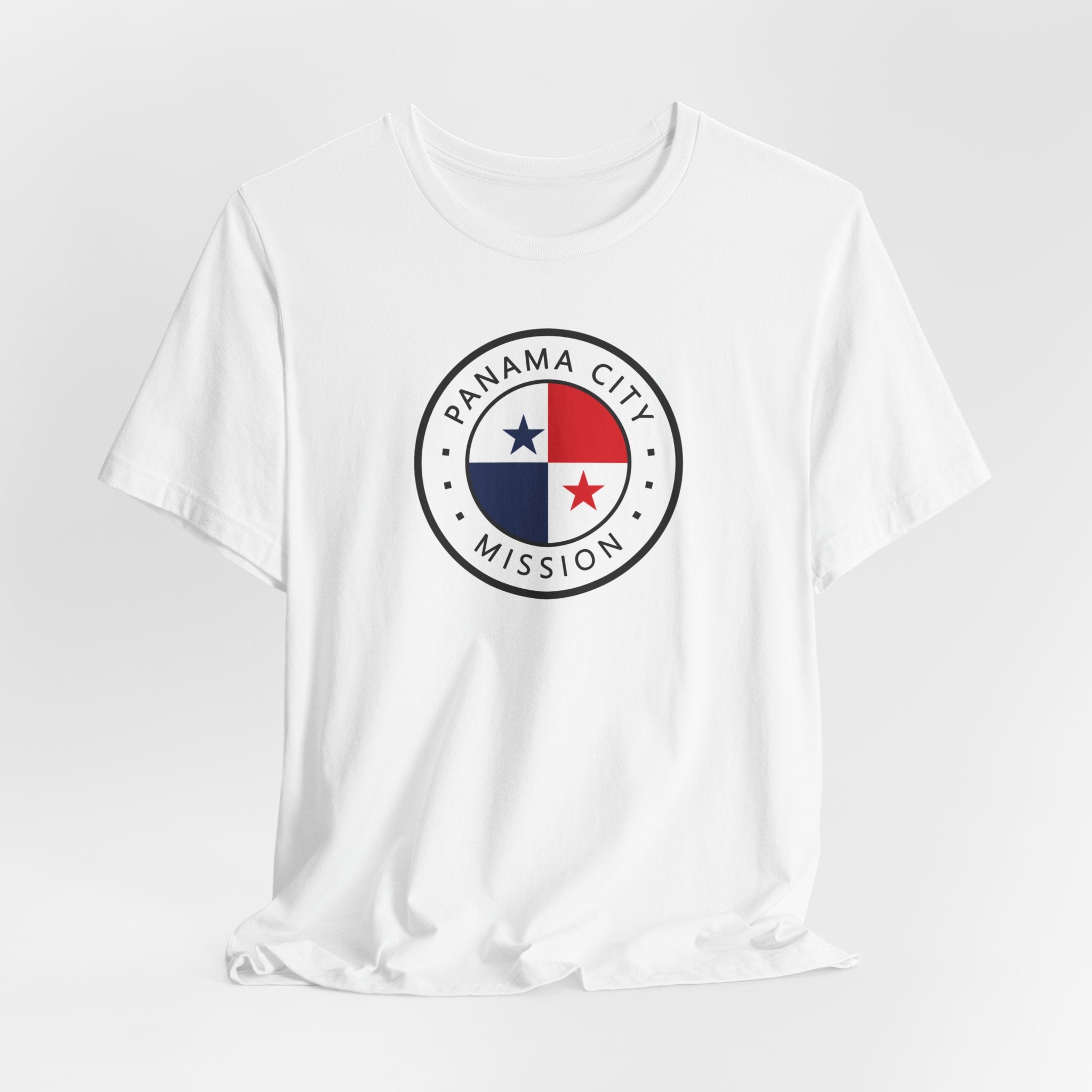 Panama Panama City Mission Flag Logo (White Border) T-shirt - Mission Wishlist - LDS Missionary Gift Store