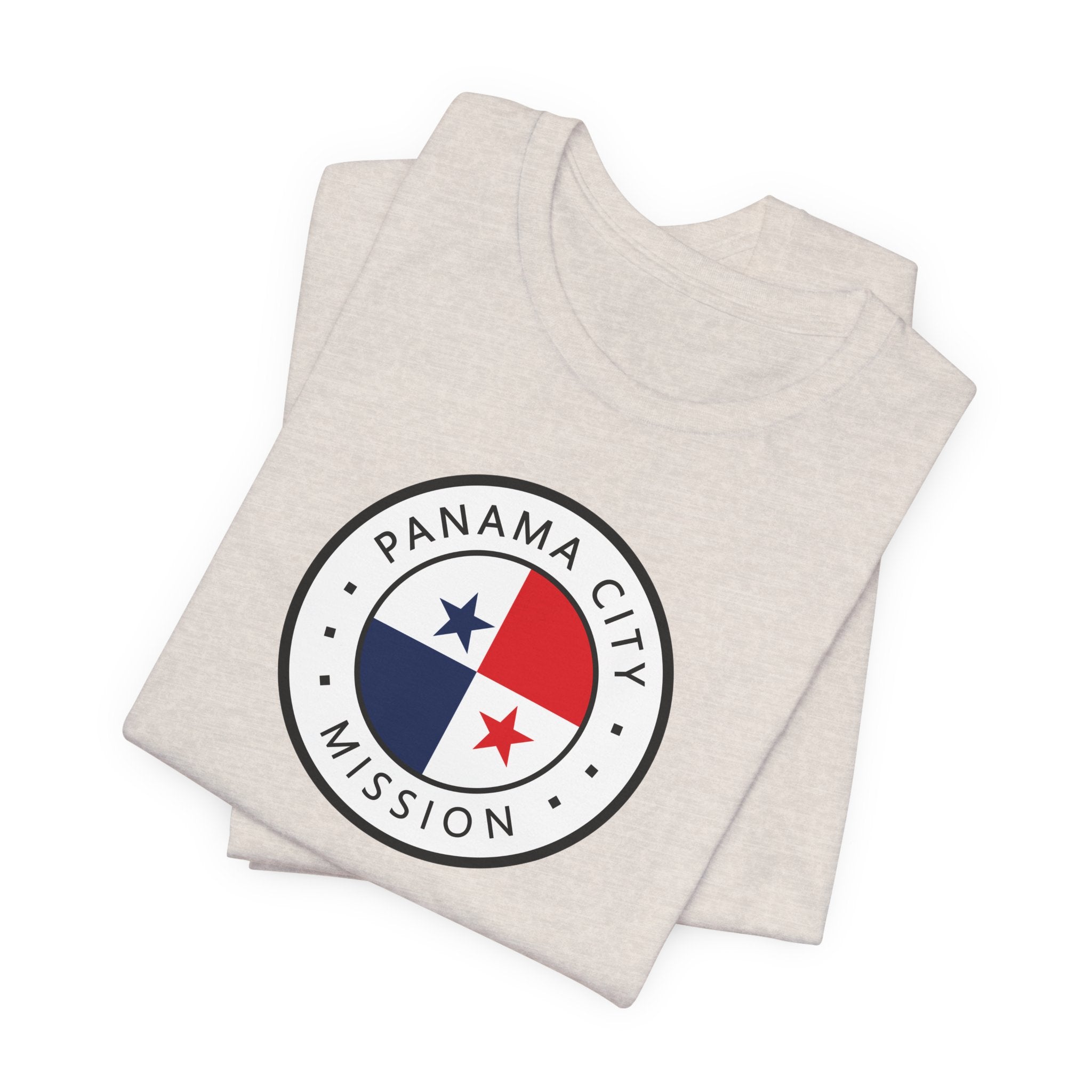 Panama Panama City Mission Flag Logo (White Border) T-shirt - Mission Wishlist - LDS Missionary Gift Store