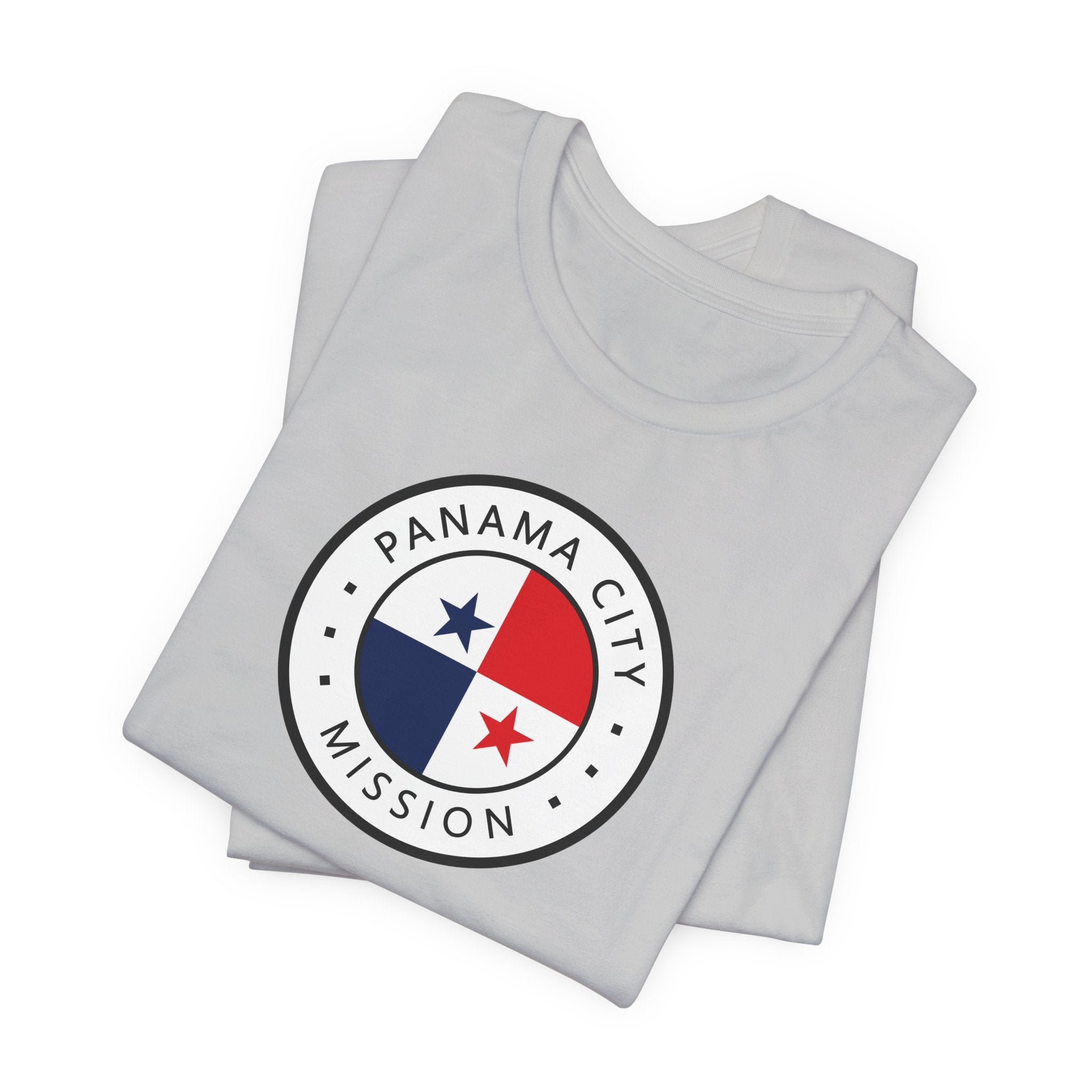 Panama Panama City Mission Flag Logo (White Border) T-shirt - Mission Wishlist - LDS Missionary Gift Store