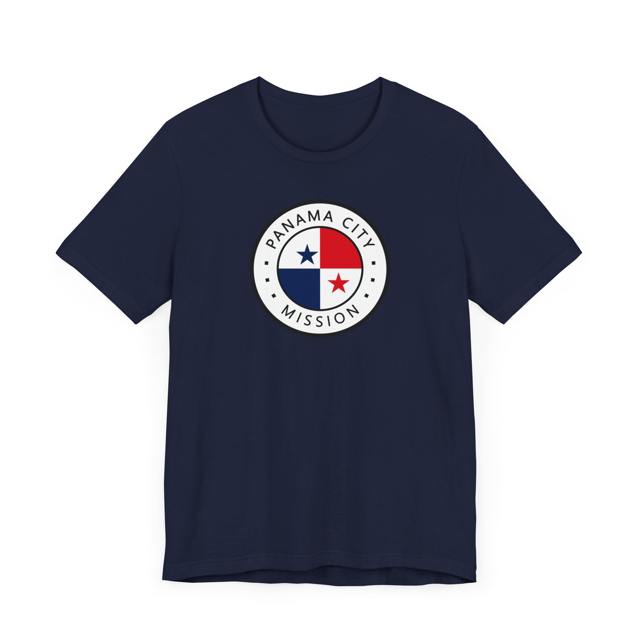 Panama Panama City Mission Flag Logo (White Border) T-shirt - Mission Wishlist - LDS Missionary Gift Store