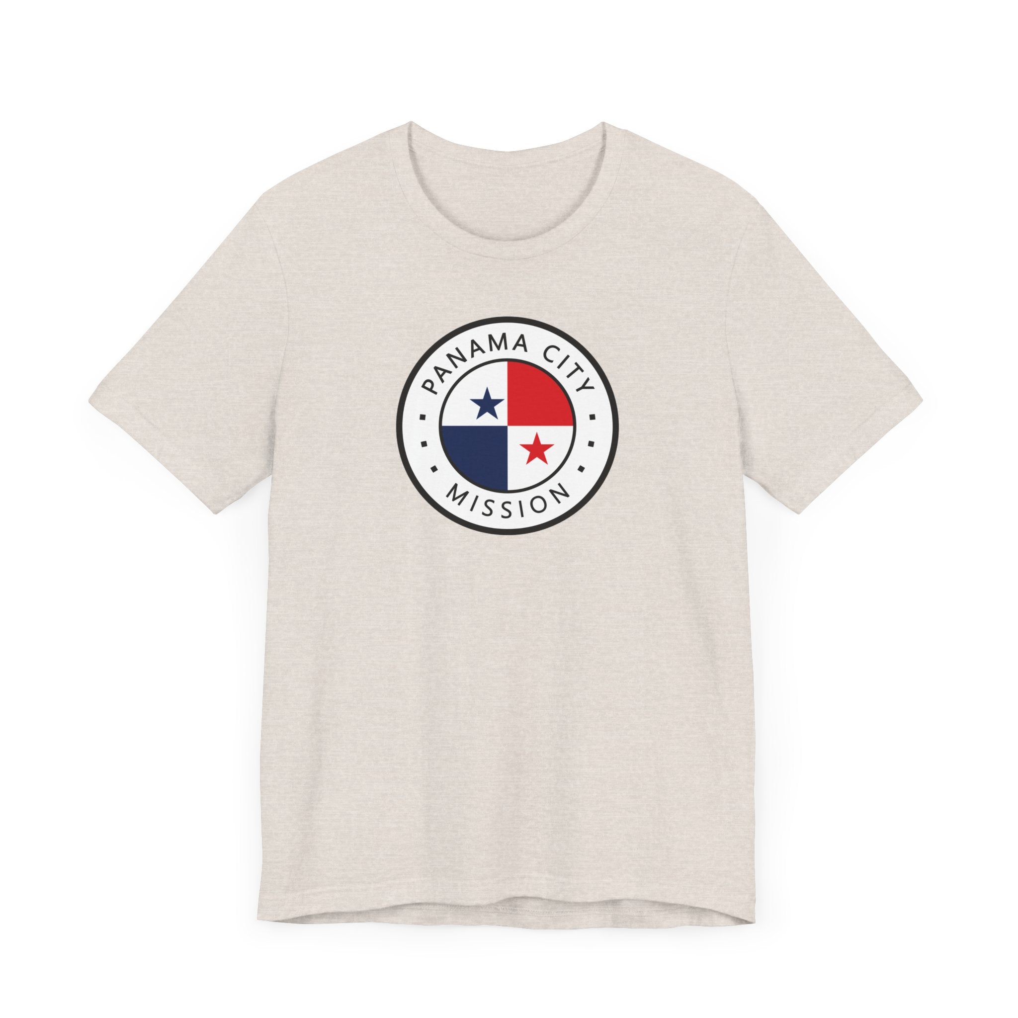 Panama Panama City Mission Flag Logo (White Border) T-shirt - Mission Wishlist - LDS Missionary Gift Store