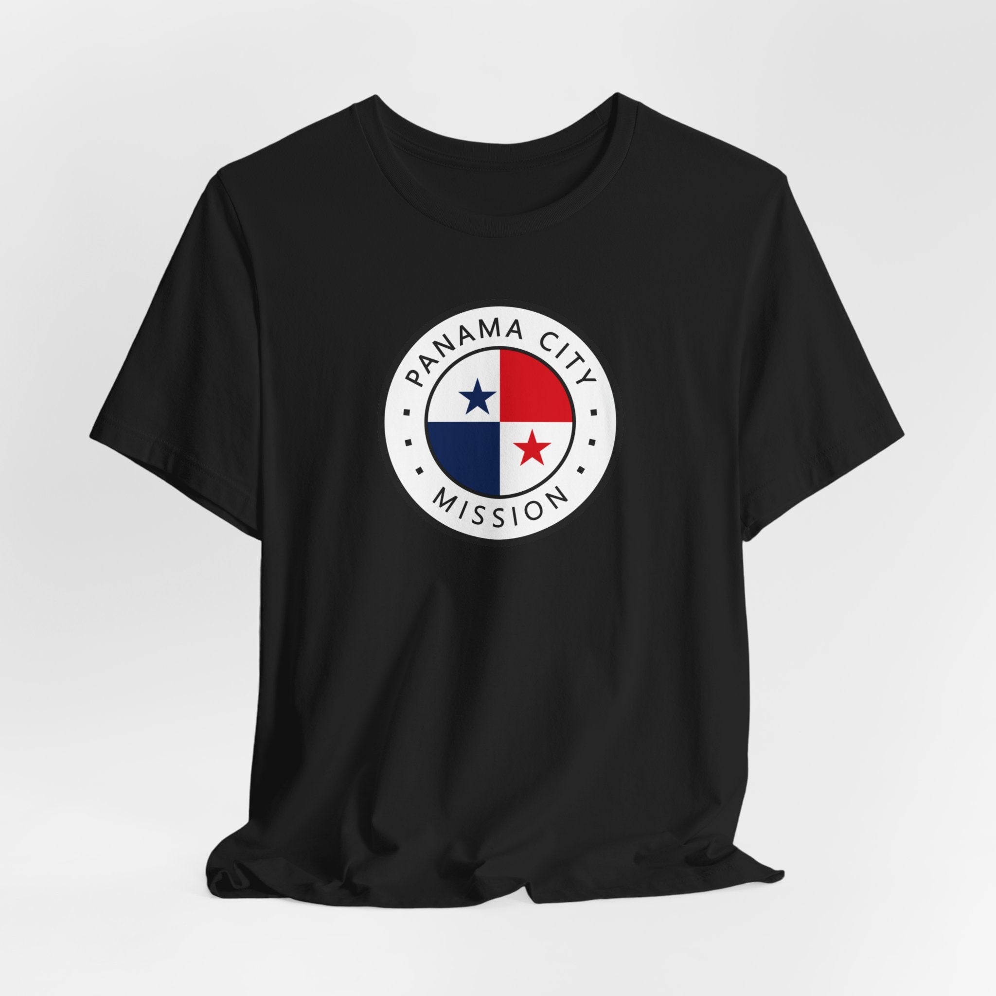 Panama Panama City Mission Flag Logo (White Border) T-shirt - Mission Wishlist - LDS Missionary Gift Store