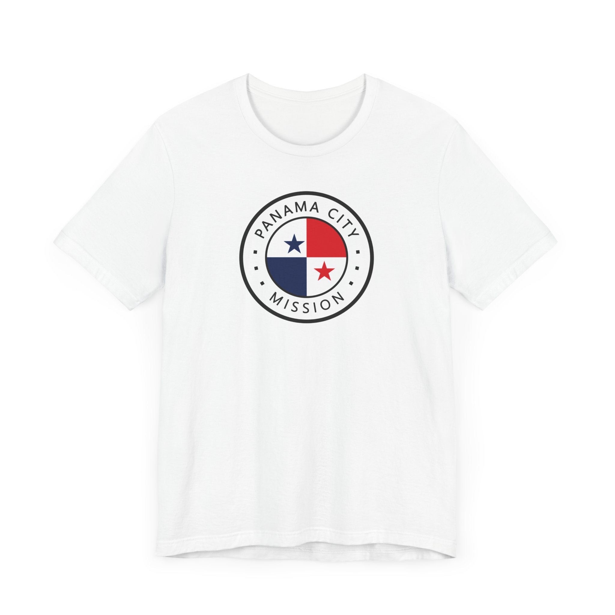 Panama Panama City Mission Flag Logo (White Border) T-shirt - Mission Wishlist - LDS Missionary Gift Store