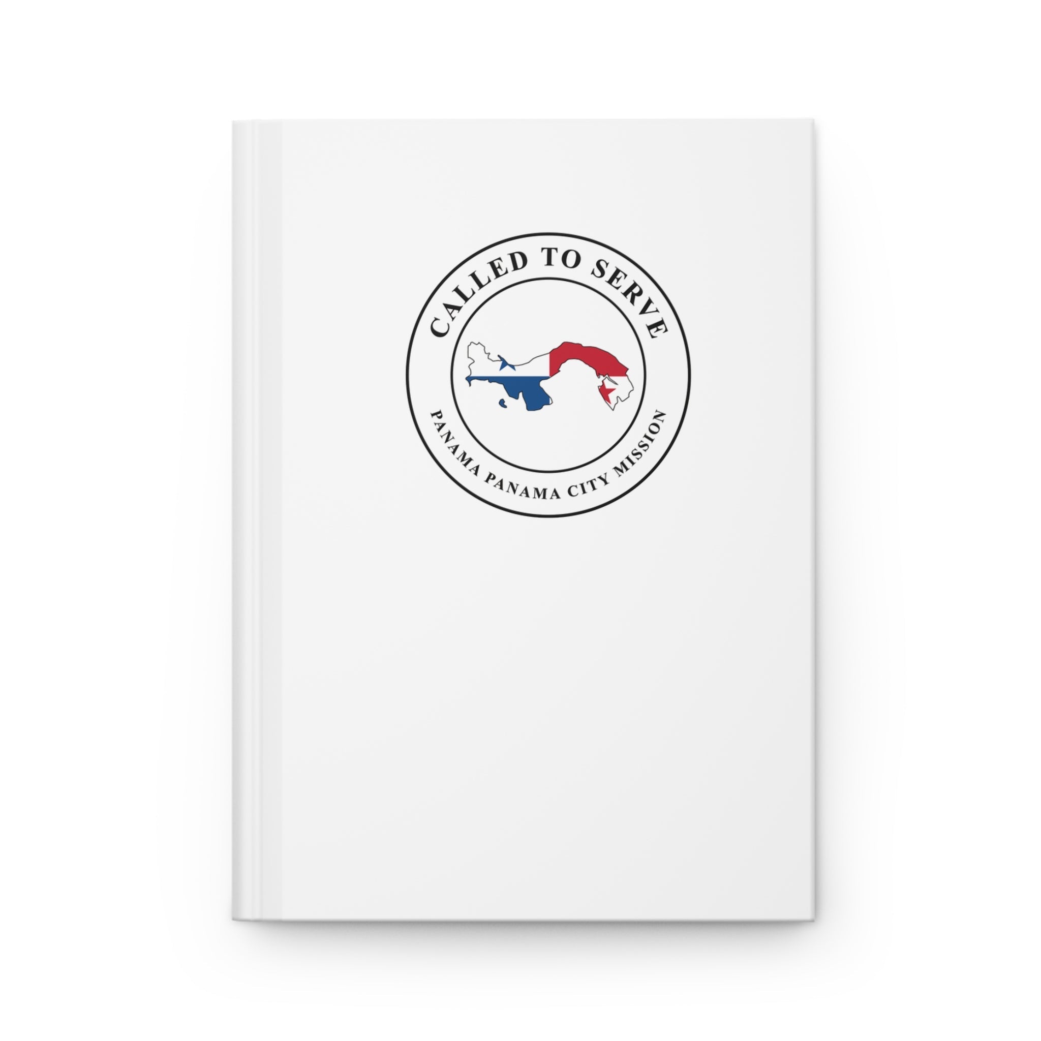 Panama Panama City Mission Flag Map Called to Serve White Hardcover Journal Matte - Mission Wishlist - LDS Missionary Gift Store