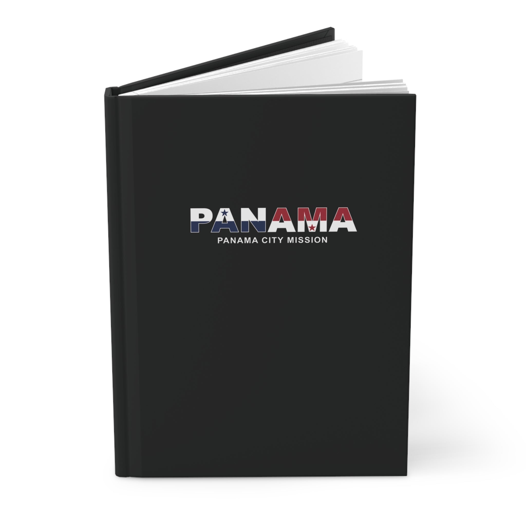Panama Panama City Mission Flag Title Black Hardcover Journal Matte - Mission Wishlist - LDS Missionary Gift Store