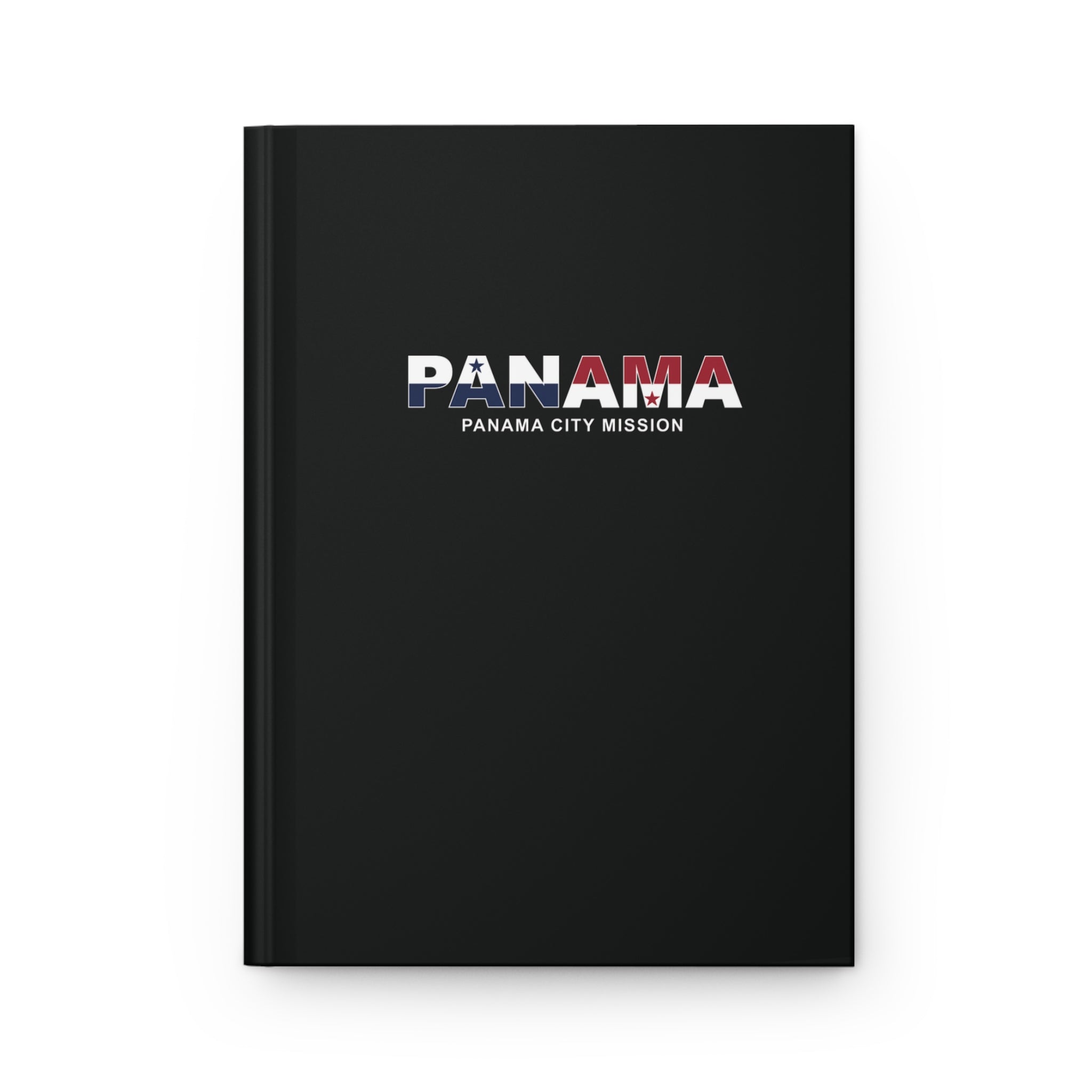 Panama Panama City Mission Flag Title Black Hardcover Journal Matte - Mission Wishlist - LDS Missionary Gift Store
