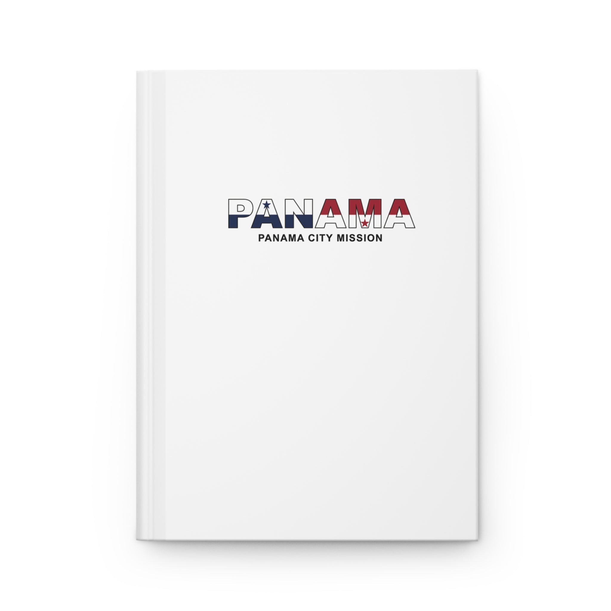 Panama Panama City Mission Flag Title White Hardcover Journal Matte - Mission Wishlist - LDS Missionary Gift Store