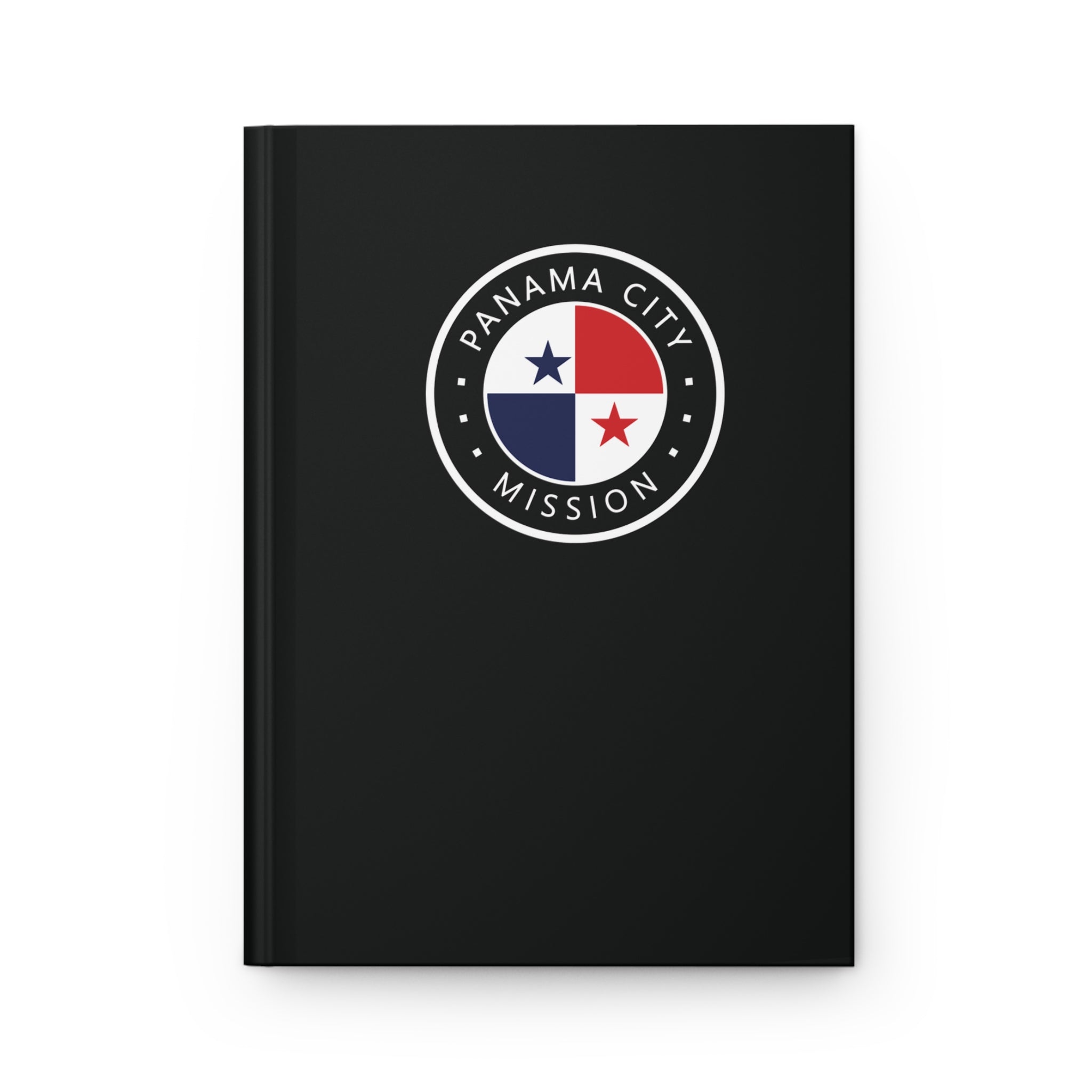 Panama Panama City Mission Logo Design Black Hardcover Journal Matte - Latter-Day Saint LDS Missionary Gift - Book of Mormon