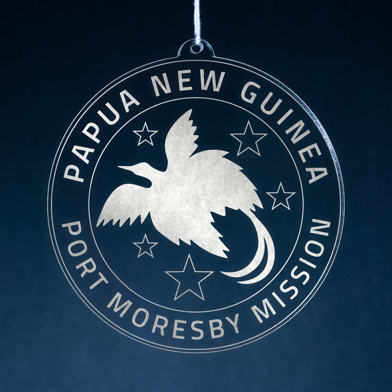 Papua New Guinea Port Moresby Mission Christmas Ornament - Latter-Day Saint LDS Missionary Gift - Book of Mormon