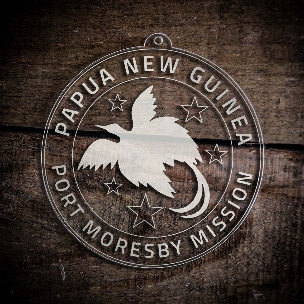 Papua New Guinea Port Moresby Mission Christmas Ornament - Latter-Day Saint LDS Missionary Gift - Book of Mormon