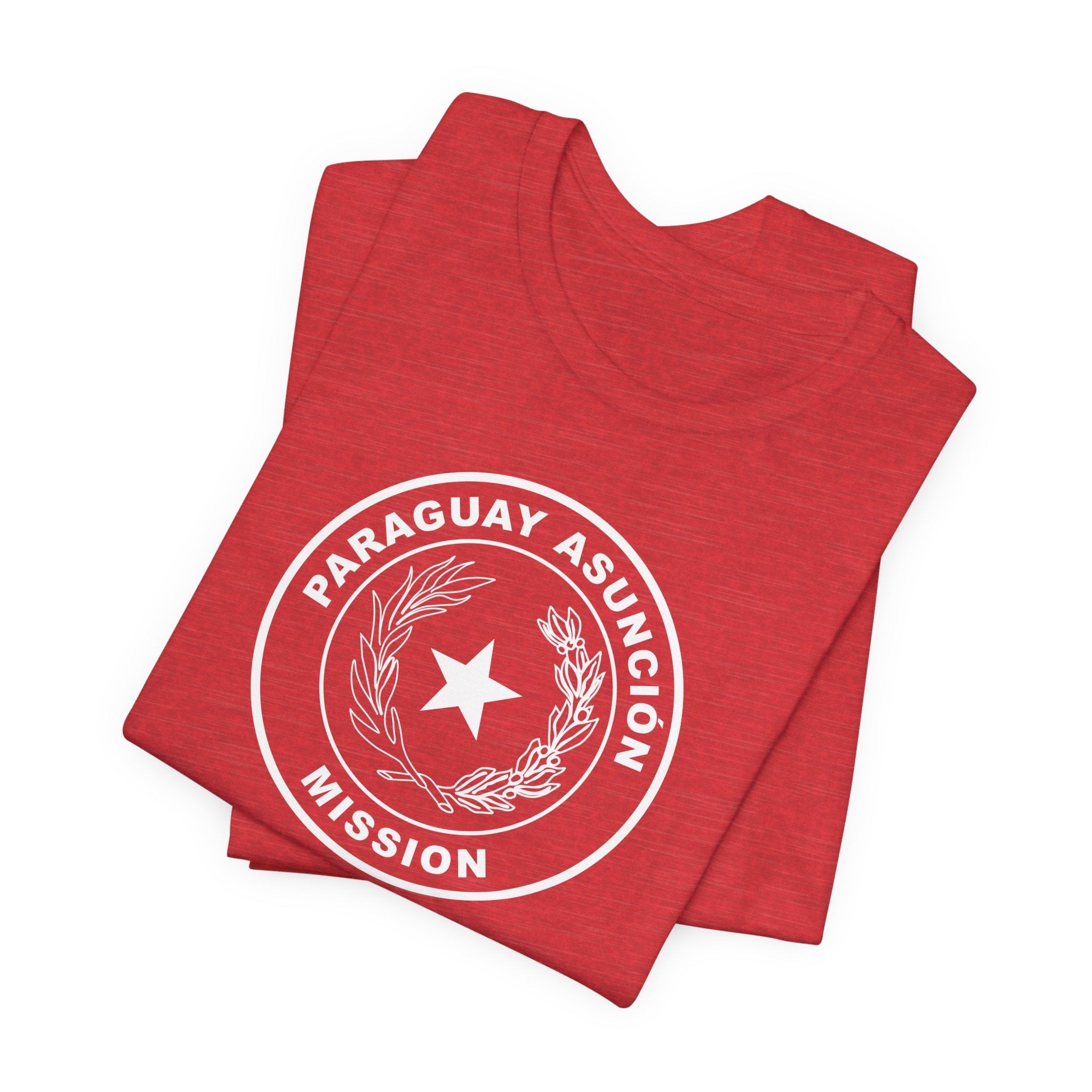 Paraguay Asuncion Mission Circular Monochrome Logo T-Shirt - Mission Wishlist - LDS Missionary Gift Store