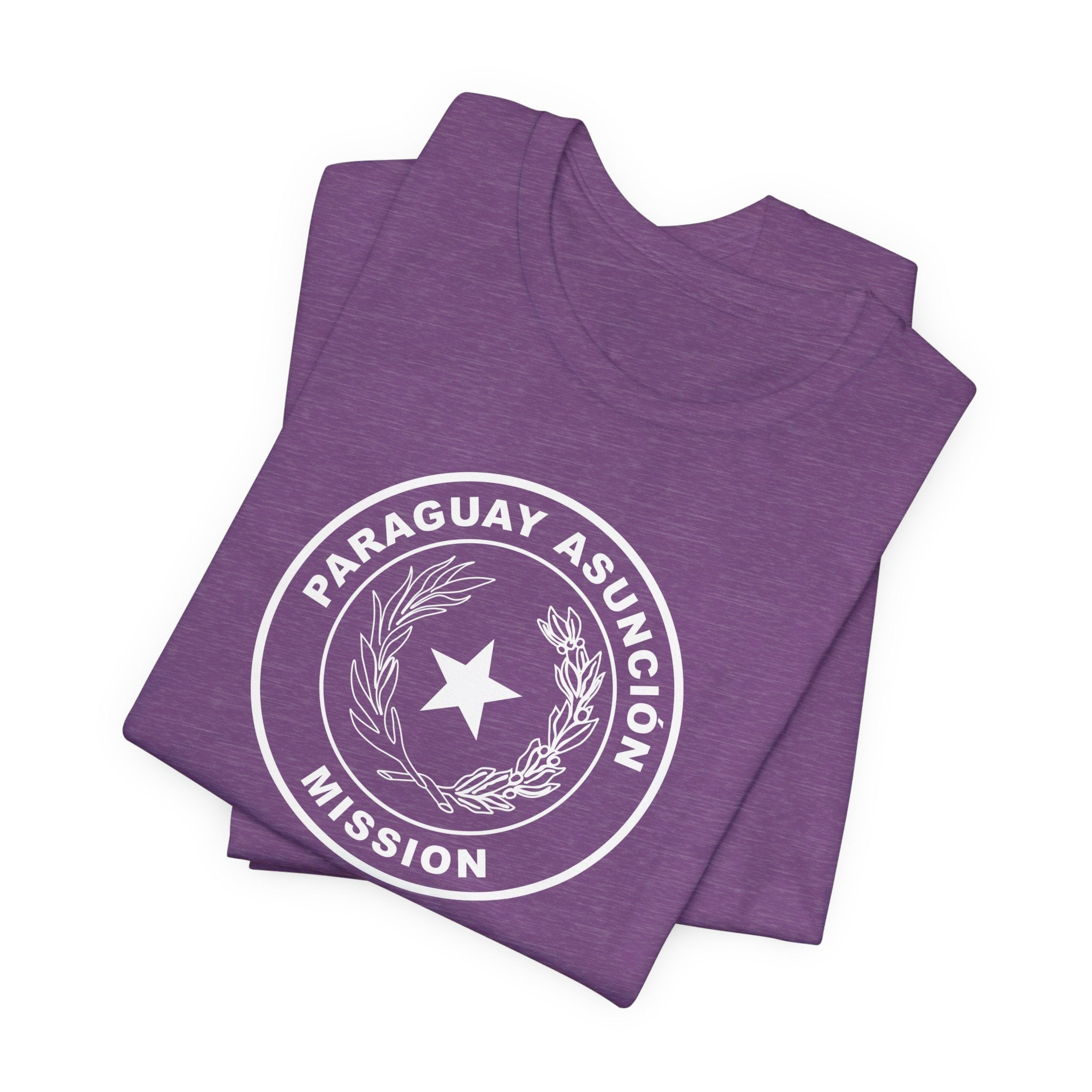 Paraguay Asuncion Mission Circular Monochrome Logo T-Shirt - Mission Wishlist - LDS Missionary Gift Store