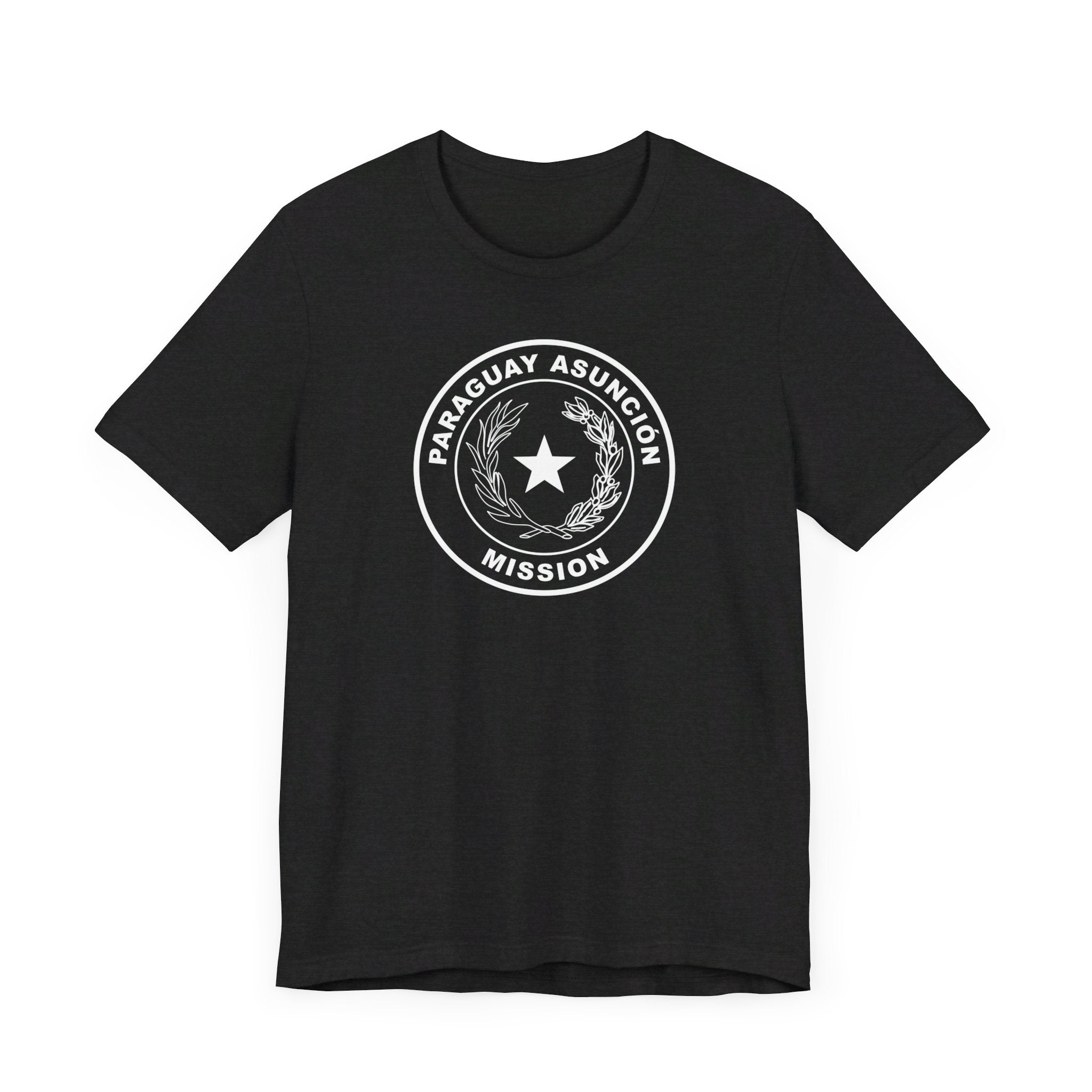 Paraguay Asuncion Mission Circular Monochrome Logo T-Shirt - Mission Wishlist - LDS Missionary Gift Store