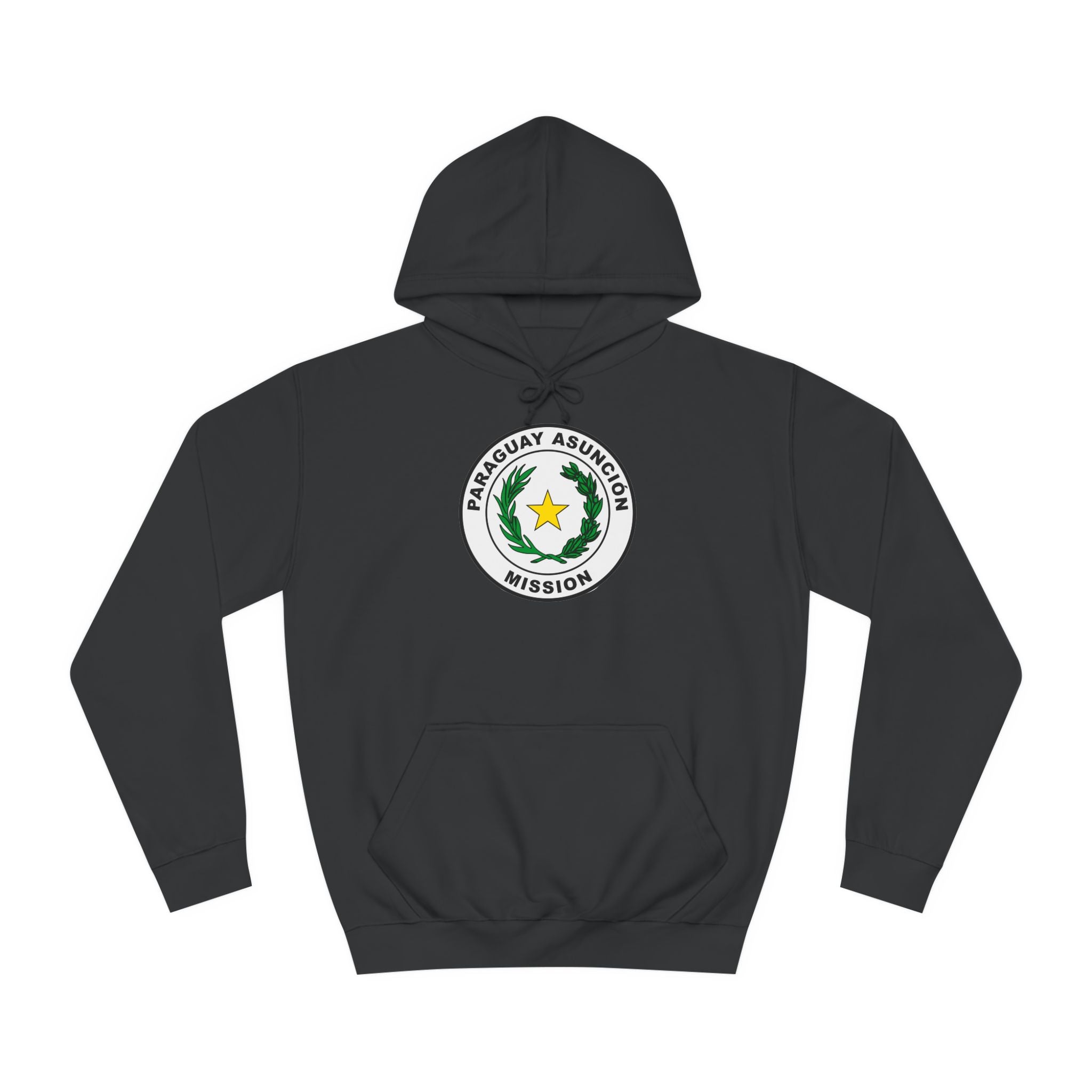 Paraguay Asuncion Mission Flag Logo (Black Border) College Hoodie - Mission Wishlist - LDS Missionary Gift Store