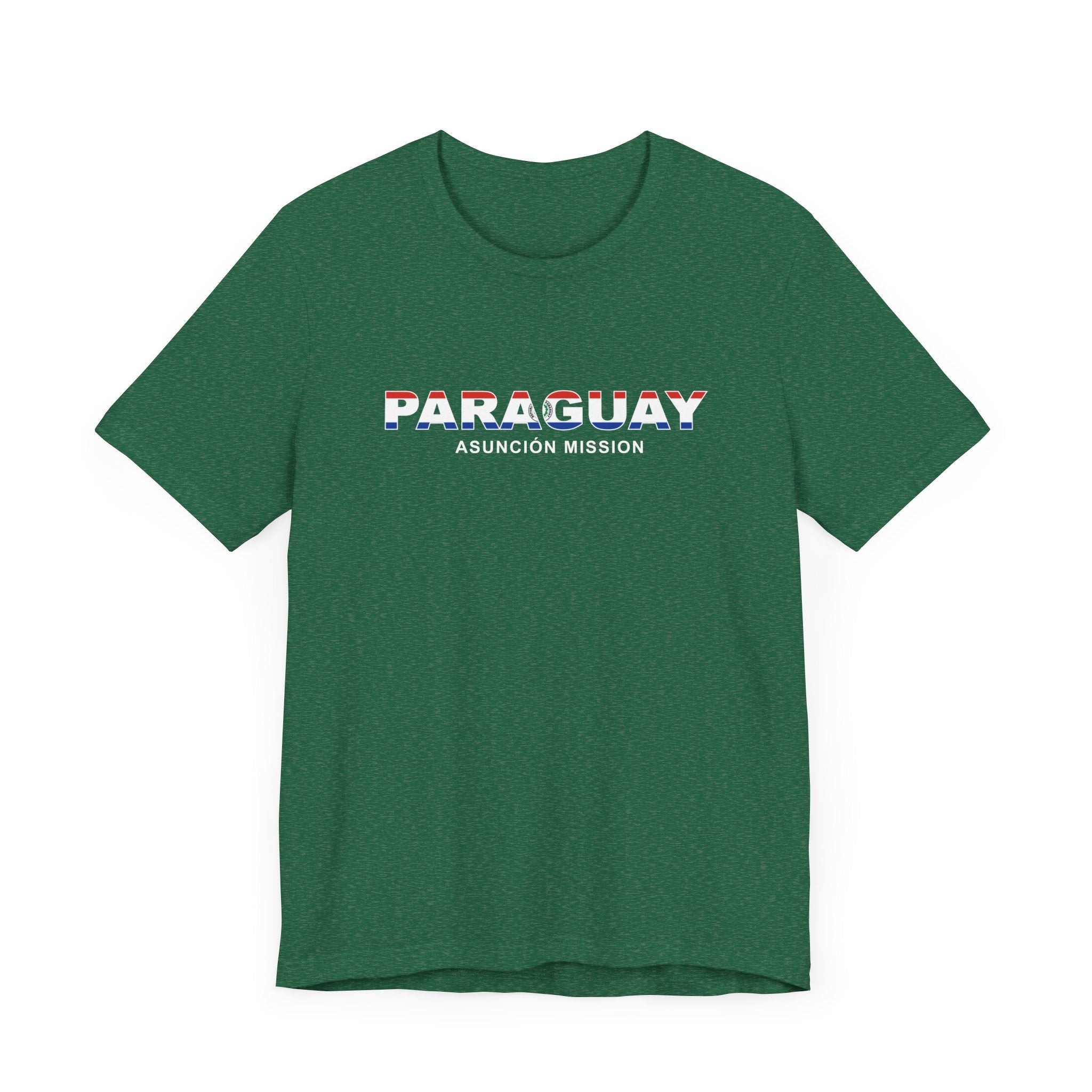 Paraguay Asuncion Mission Flag Title T-shirt - Mission Wishlist - LDS Missionary Gift Store