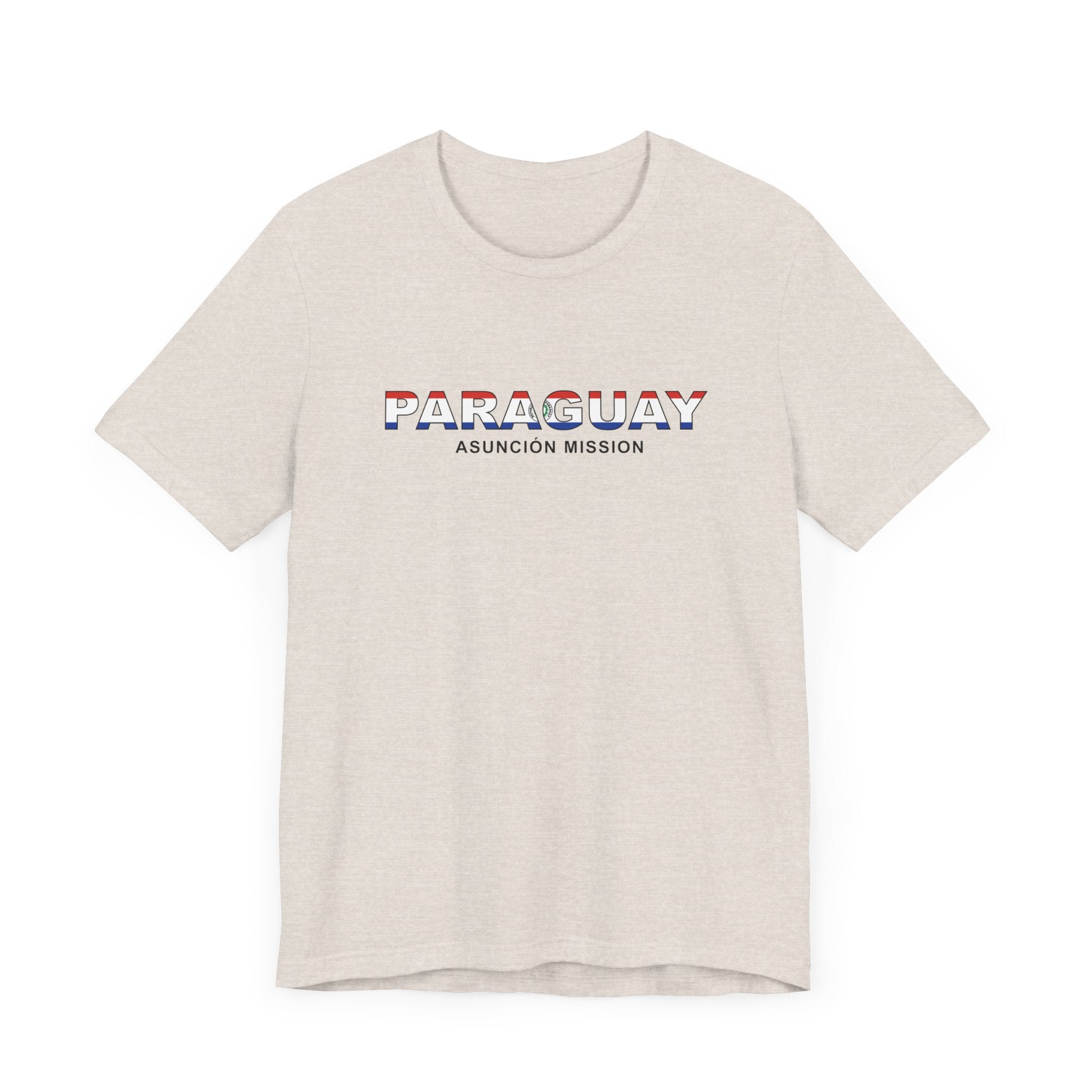 Paraguay Asuncion Mission Flag Title T-shirt - Mission Wishlist - LDS Missionary Gift Store