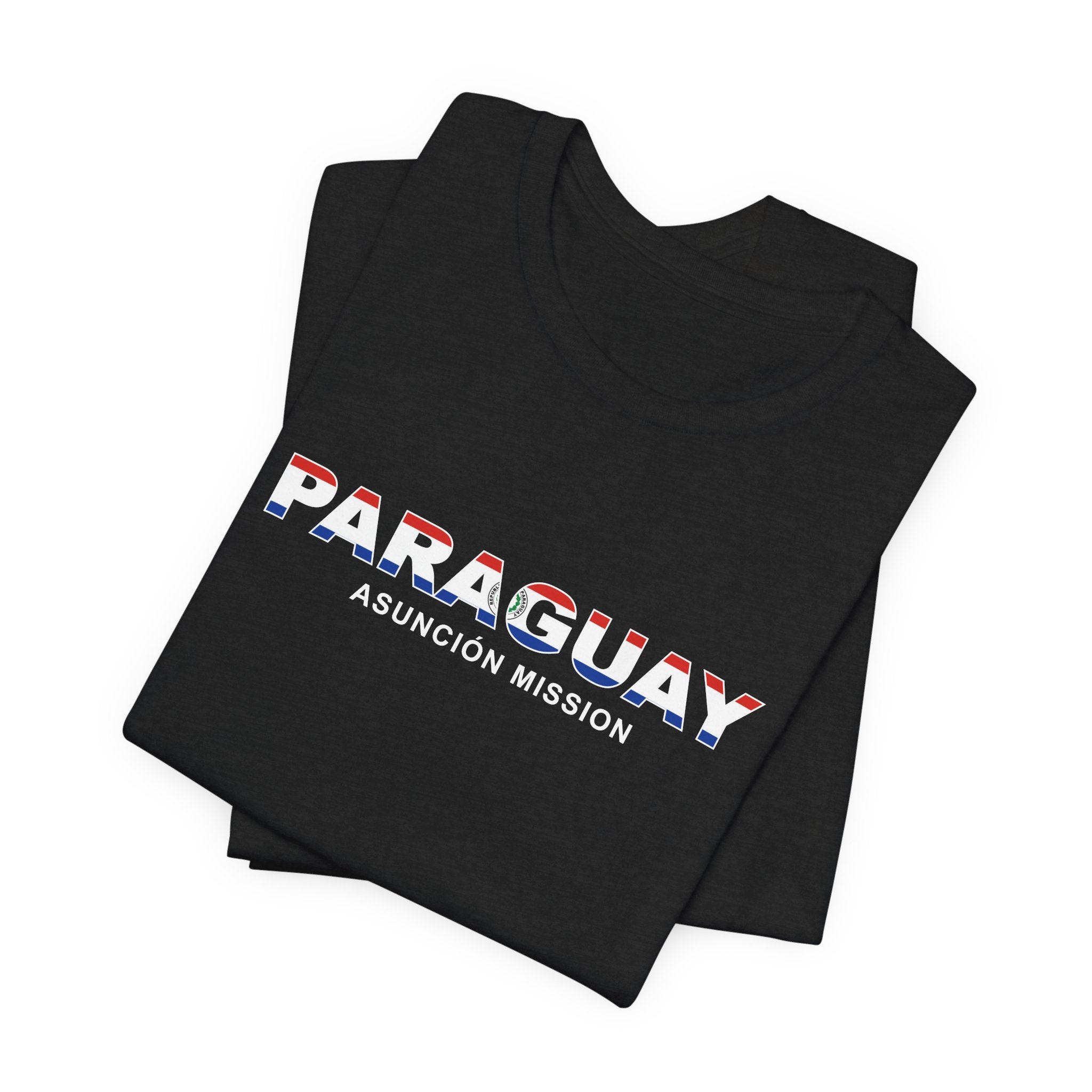 Paraguay Asuncion Mission Flag Title T-shirt - Mission Wishlist - LDS Missionary Gift Store