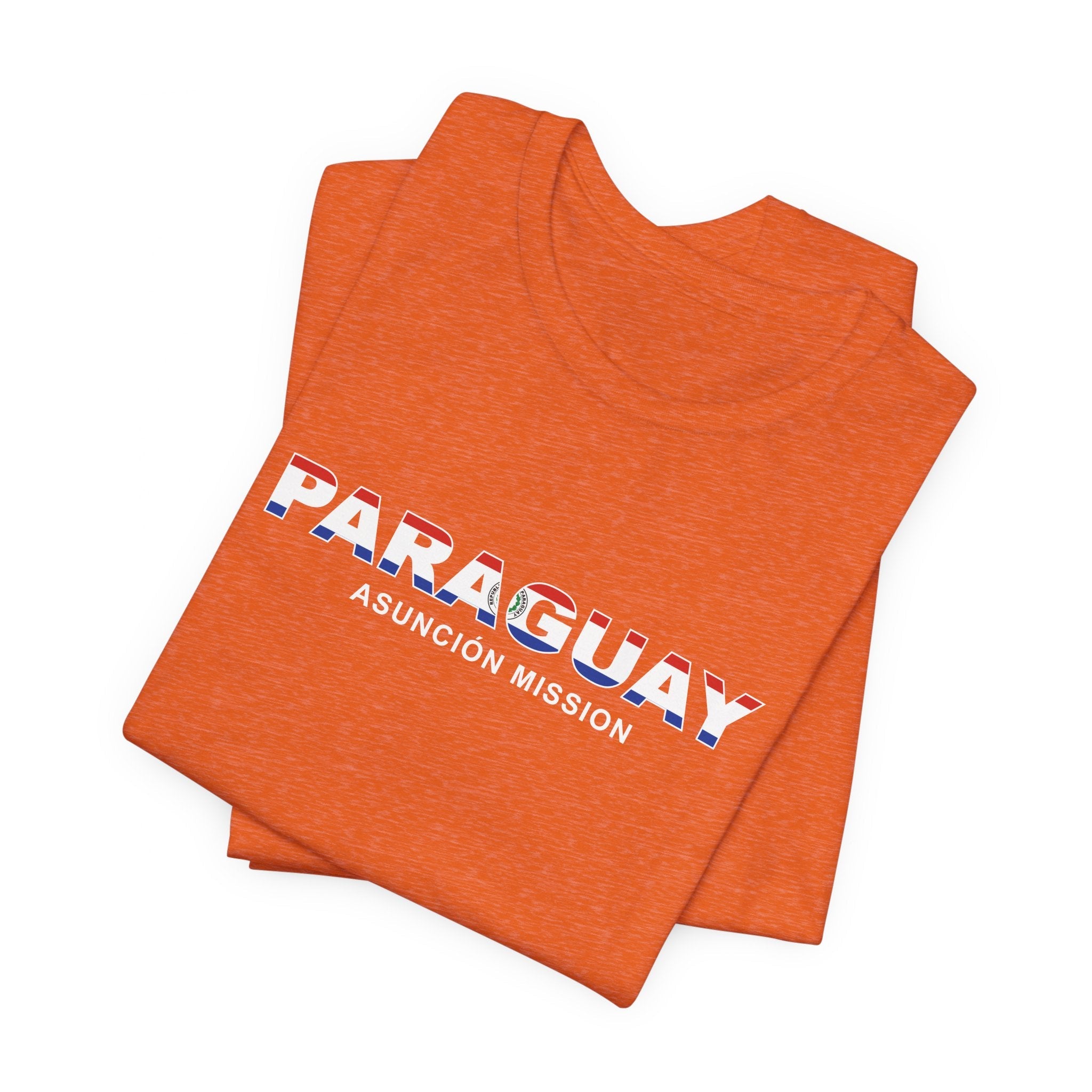 Paraguay Asuncion Mission Flag Title T-shirt - Mission Wishlist - LDS Missionary Gift Store