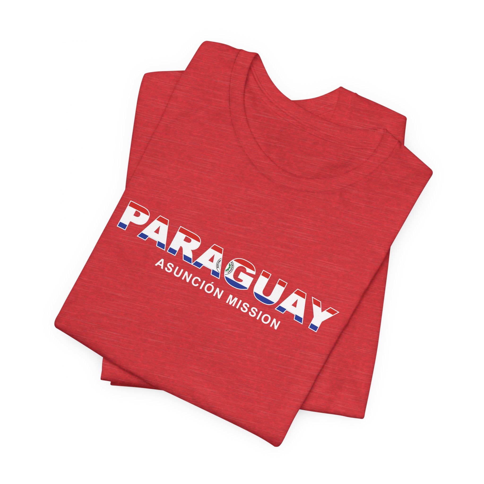 Paraguay Asuncion Mission Flag Title T-shirt - Mission Wishlist - LDS Missionary Gift Store