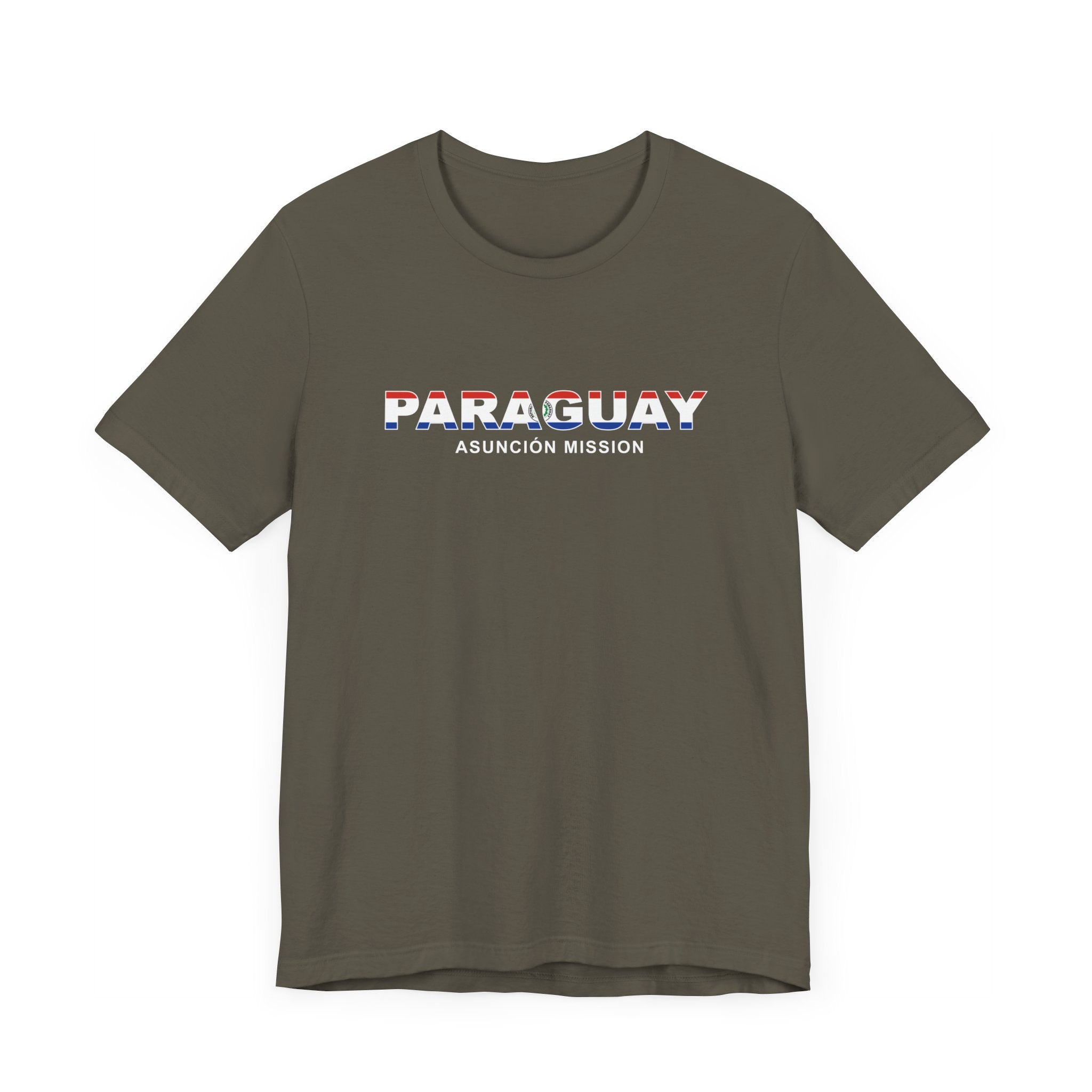 Paraguay Asuncion Mission Flag Title T-shirt - Mission Wishlist - LDS Missionary Gift Store