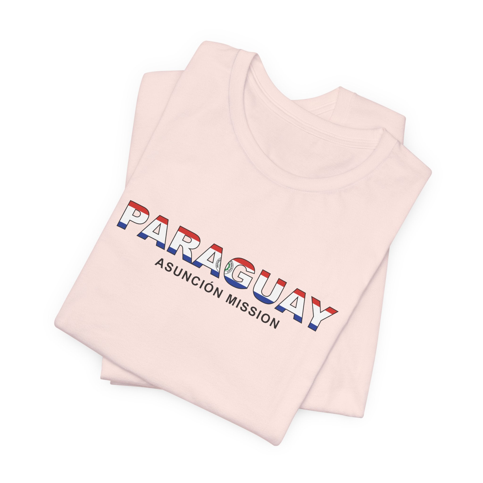 Paraguay Asuncion Mission Flag Title T-shirt - Mission Wishlist - LDS Missionary Gift Store