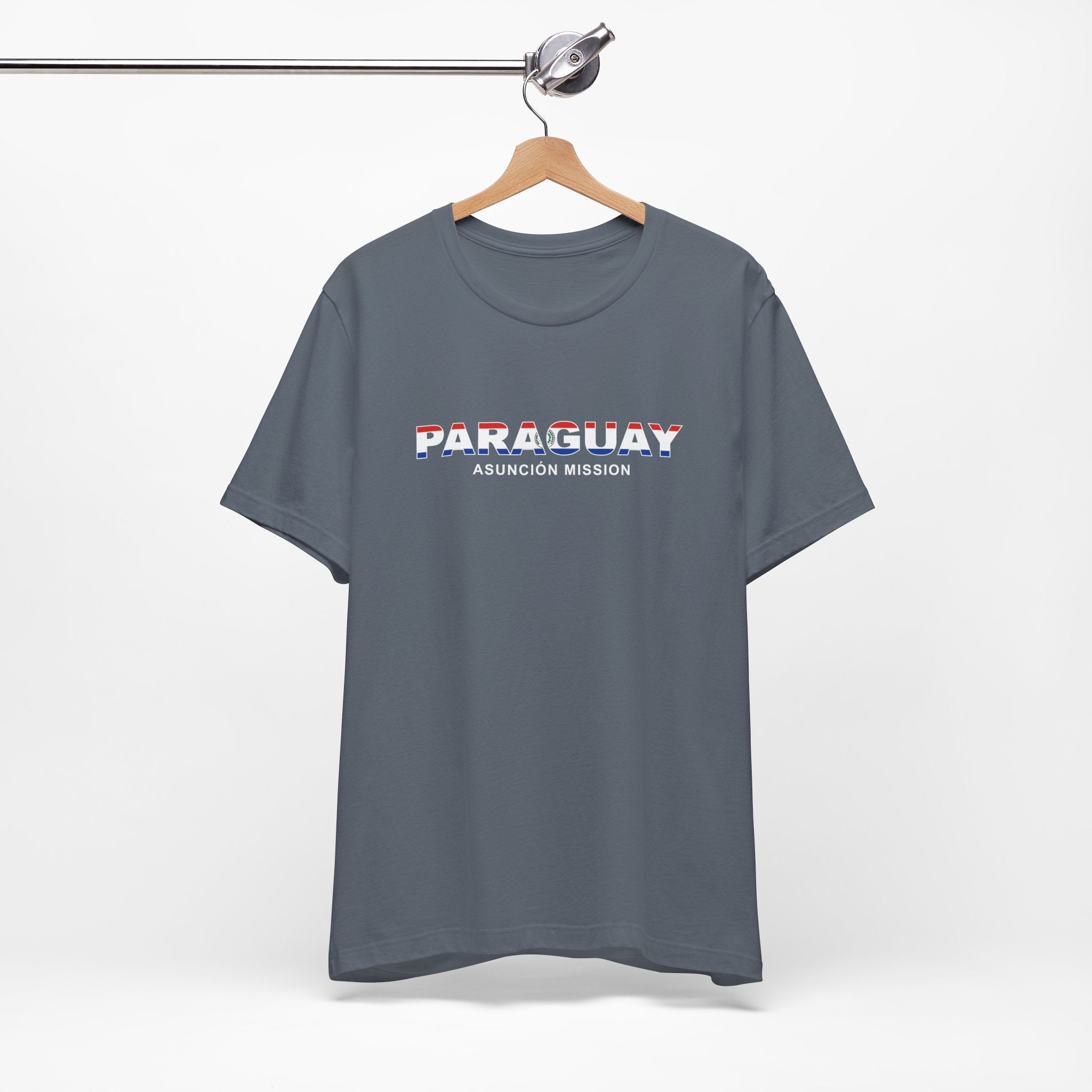 Paraguay Asuncion Mission Flag Title T-shirt - Mission Wishlist - LDS Missionary Gift Store