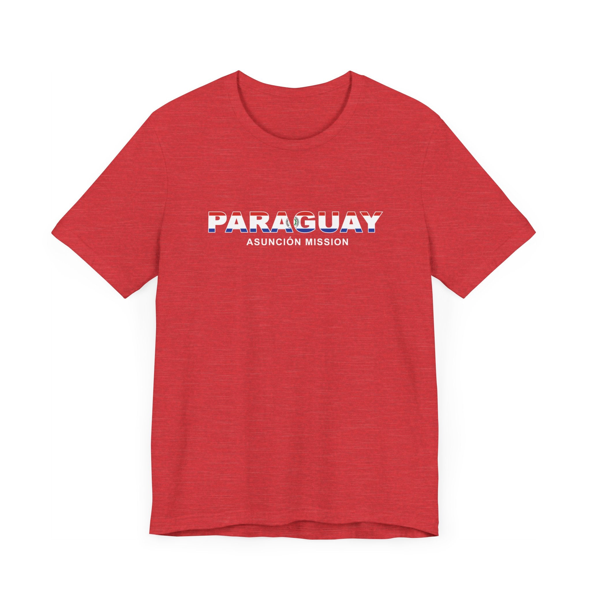 Paraguay Asuncion Mission Flag Title T-shirt - Mission Wishlist - LDS Missionary Gift Store