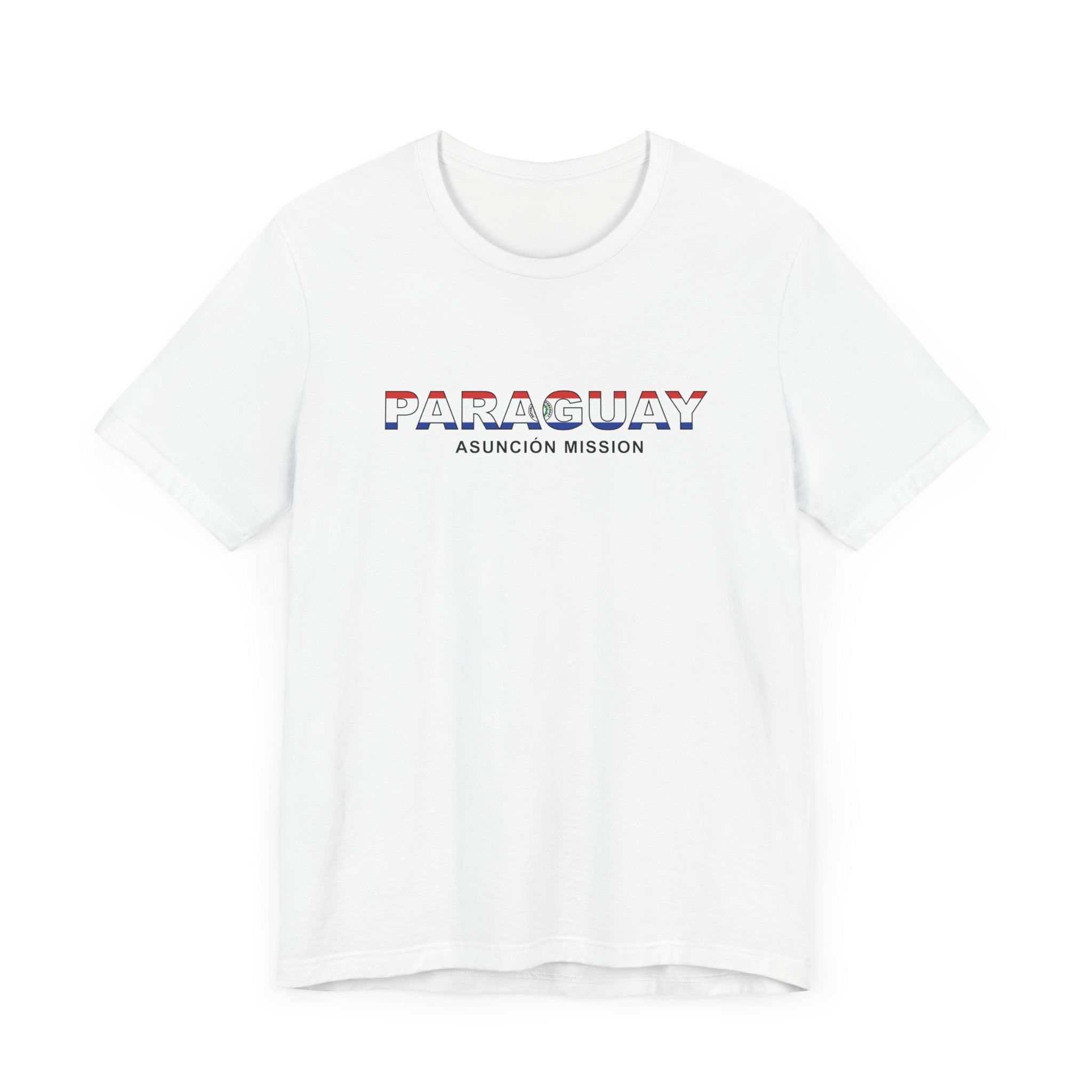 Paraguay Asuncion Mission Flag Title T-shirt - Mission Wishlist - LDS Missionary Gift Store