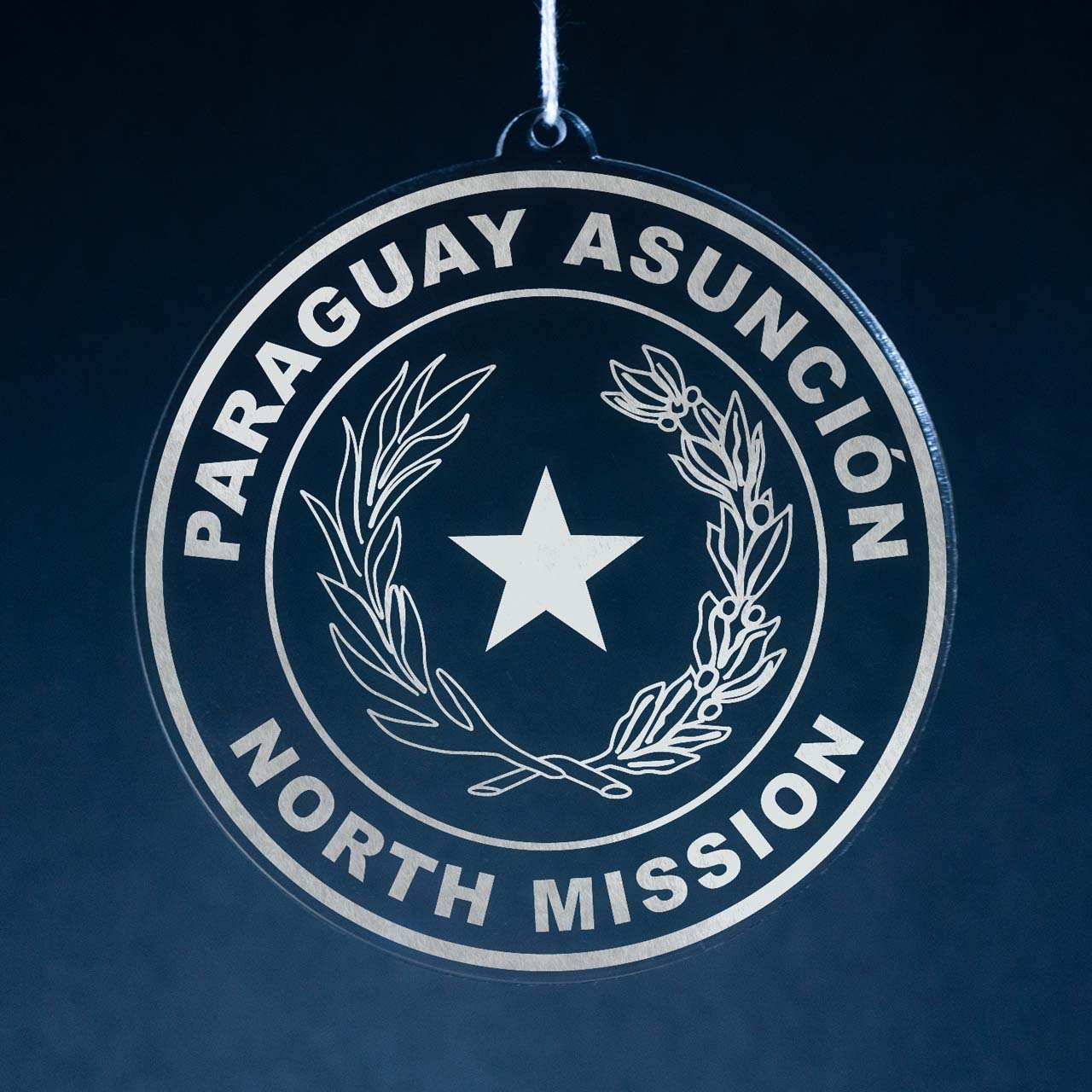 Paraguay Asuncion North Mission Christmas Ornament - Latter-Day Saint LDS Missionary Gift - Book of Mormon