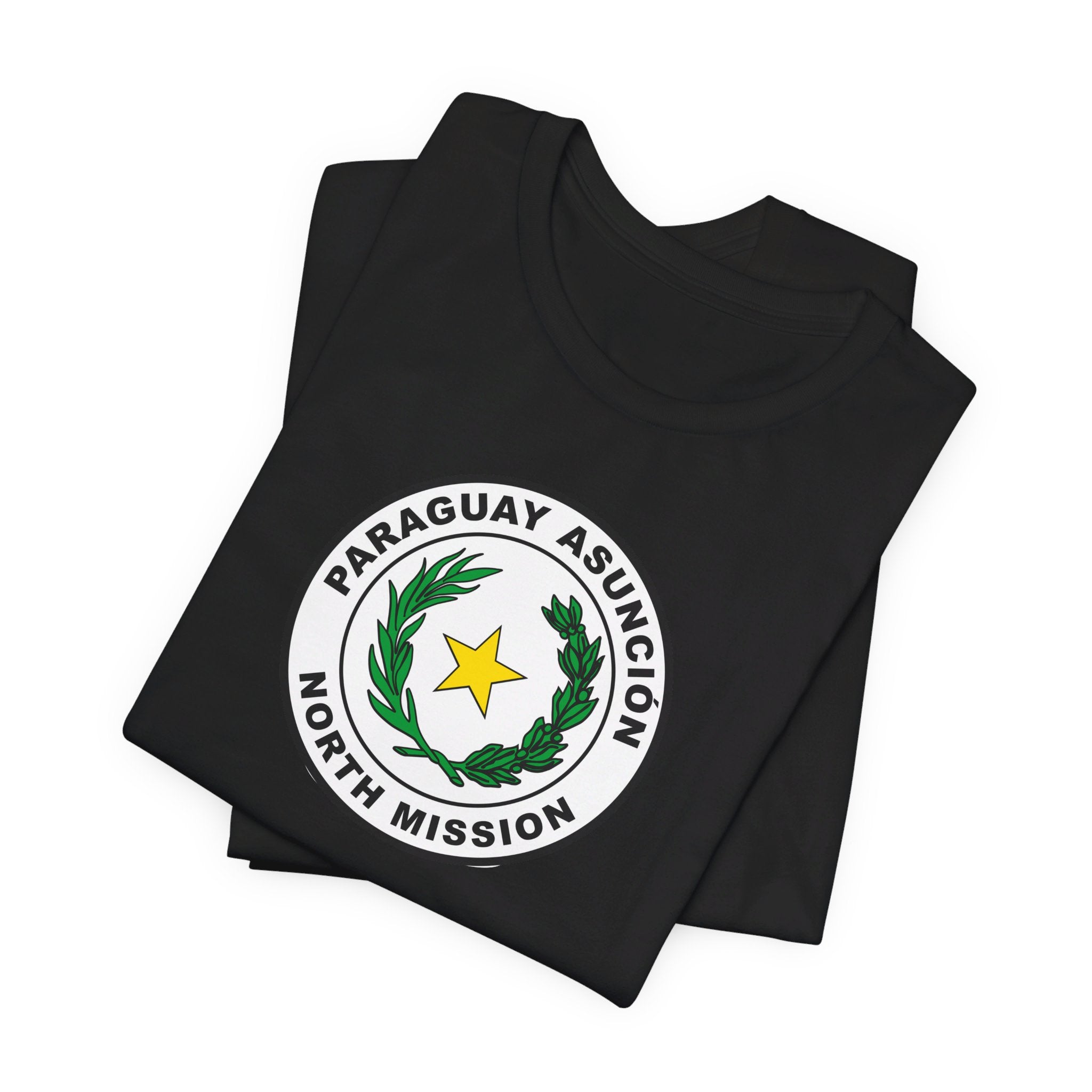 Paraguay Asuncion North Mission Circular Flag T-shirt - Mission Wishlist - LDS Missionary Gift Store