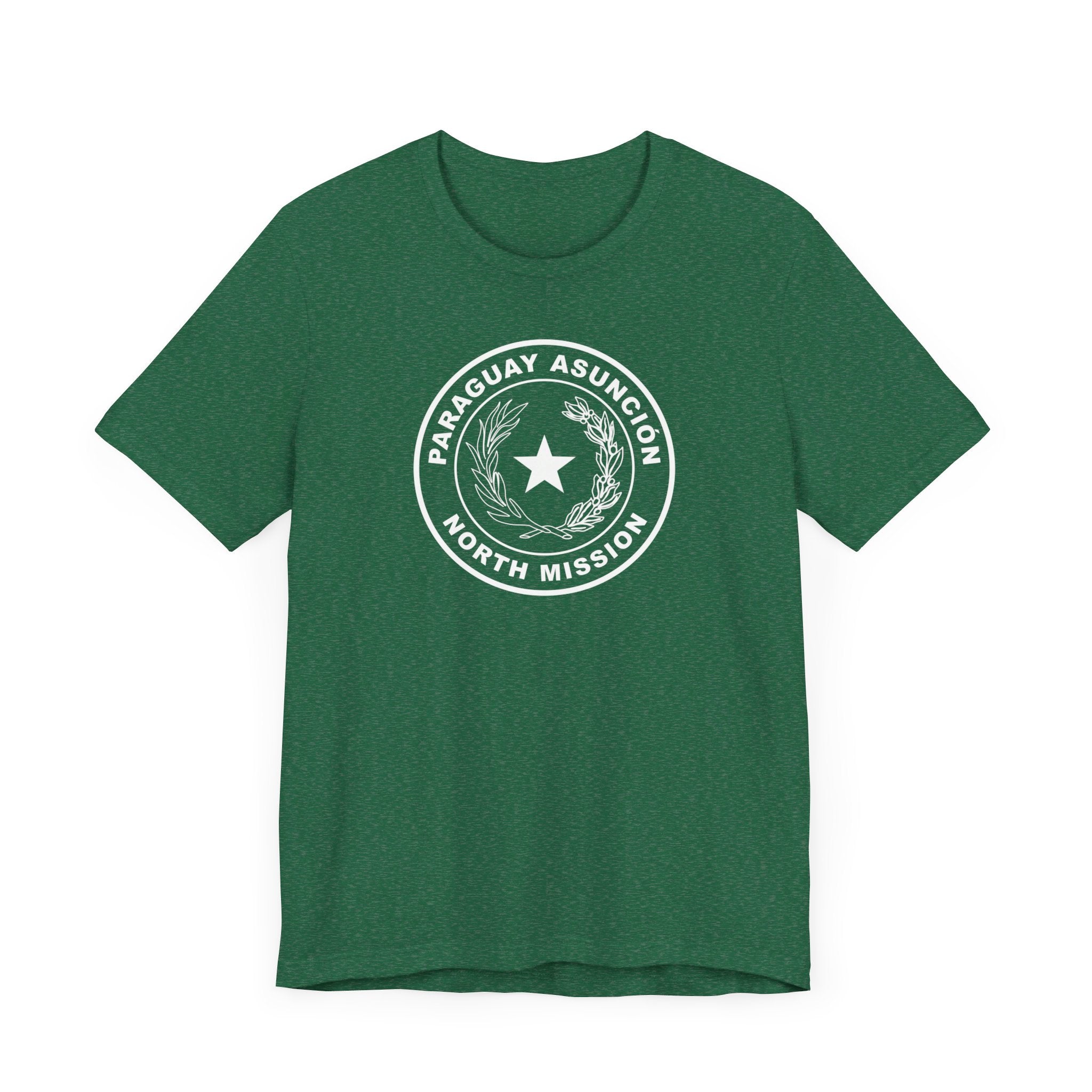 Paraguay Asuncion North Mission Circular Monochrome Logo T-Shirt - Mission Wishlist - LDS Missionary Gift Store