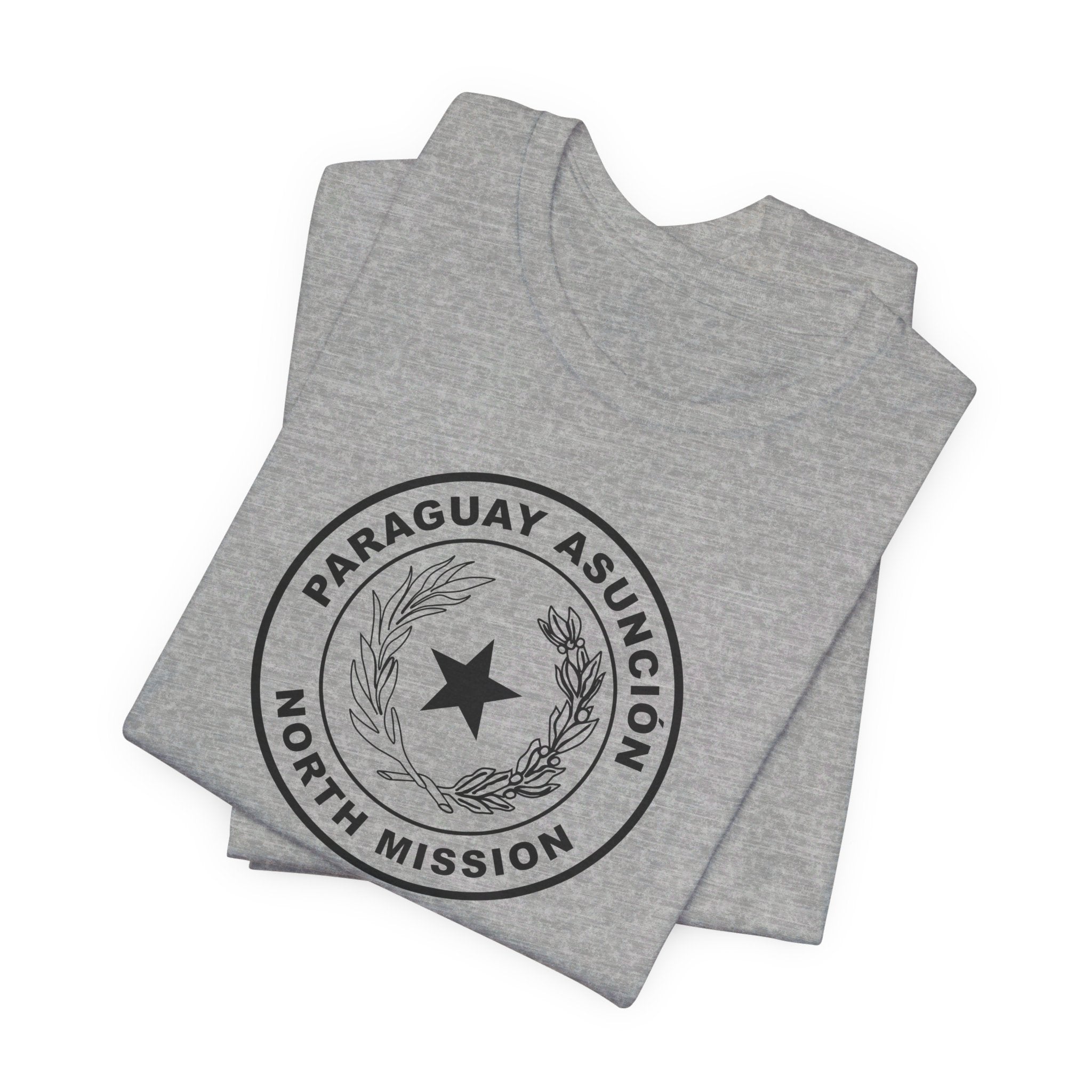 Paraguay Asuncion North Mission Circular Monochrome Logo T-Shirt - Mission Wishlist - LDS Missionary Gift Store