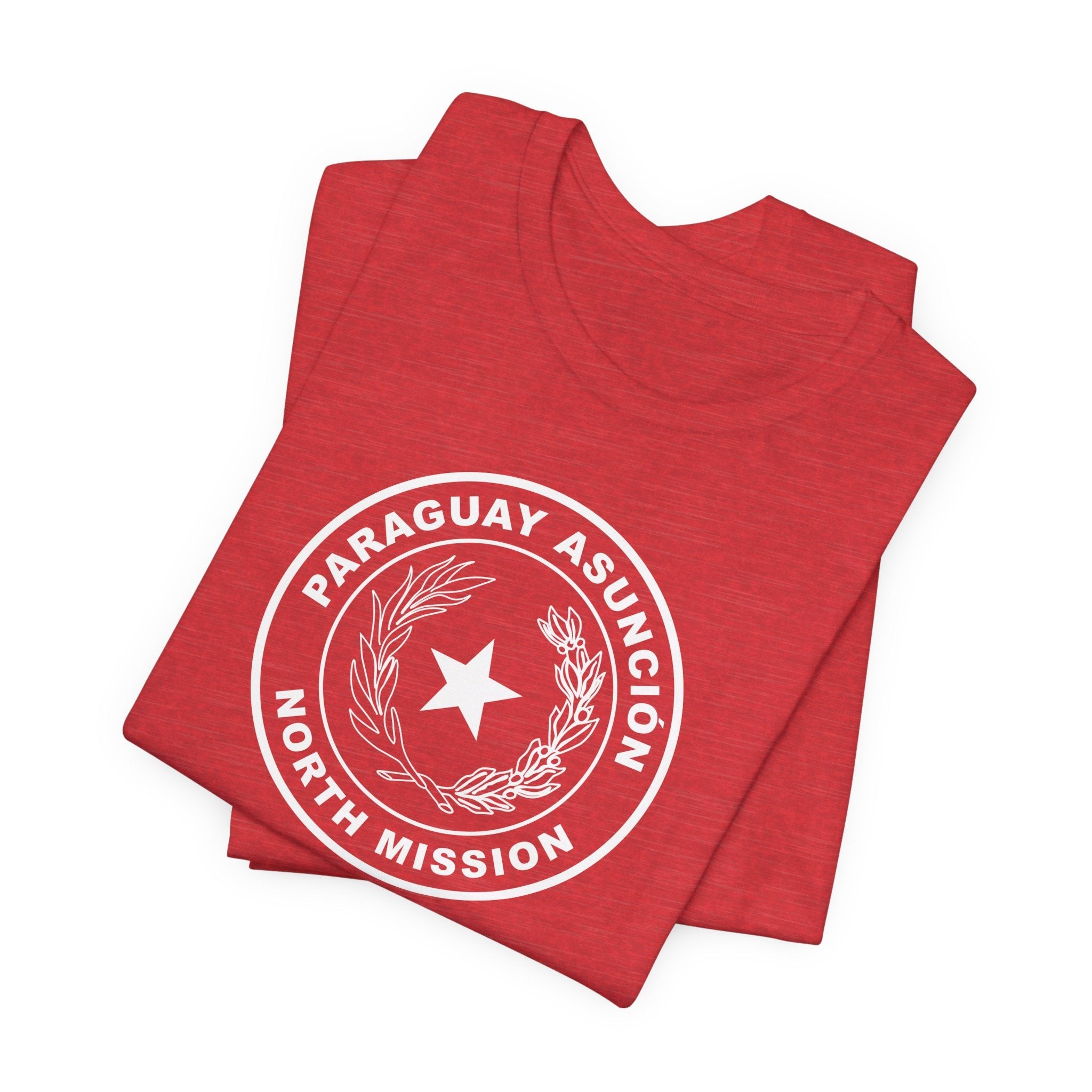 Paraguay Asuncion North Mission Circular Monochrome Logo T-Shirt - Mission Wishlist - LDS Missionary Gift Store