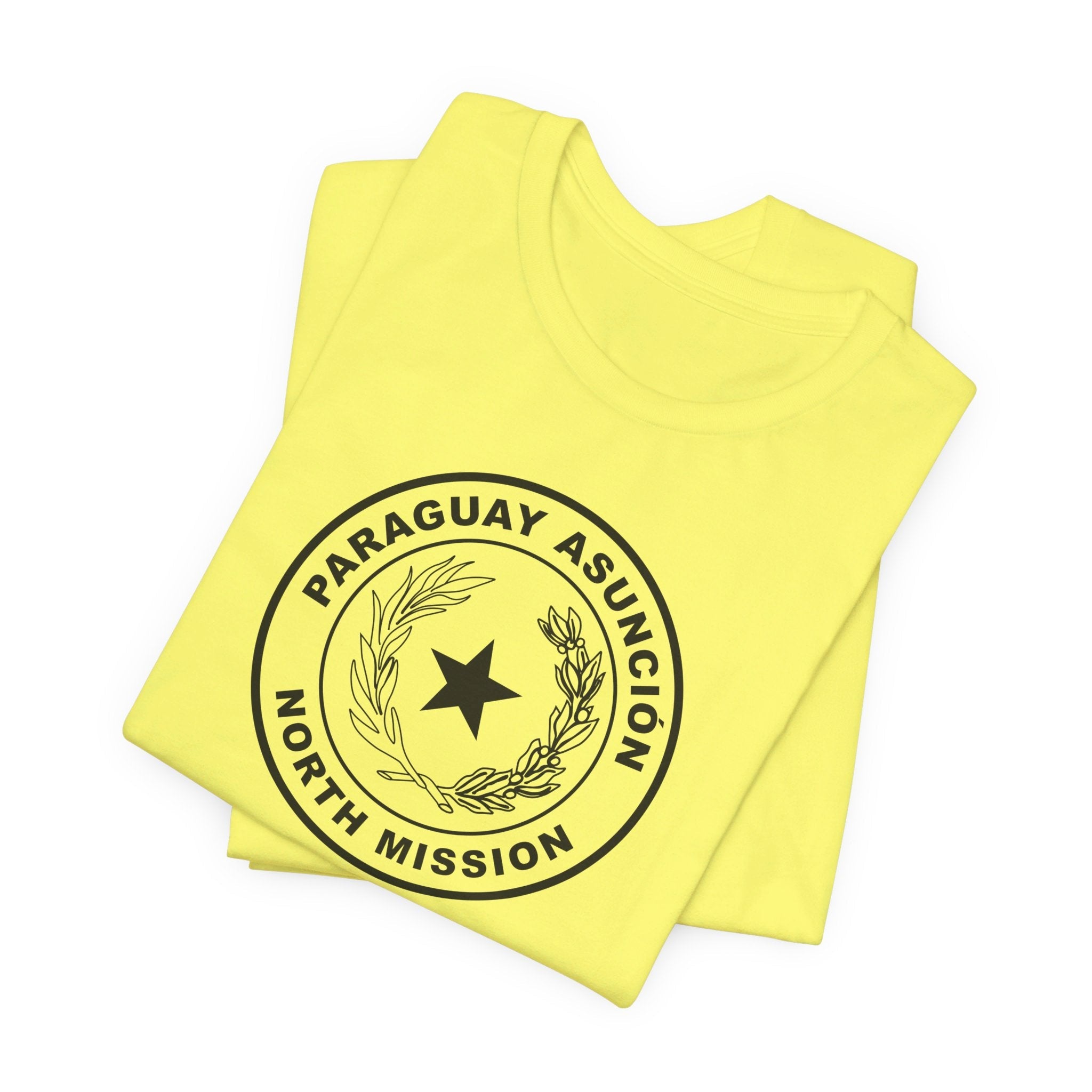 Paraguay Asuncion North Mission Circular Monochrome Logo T-Shirt - Mission Wishlist - LDS Missionary Gift Store