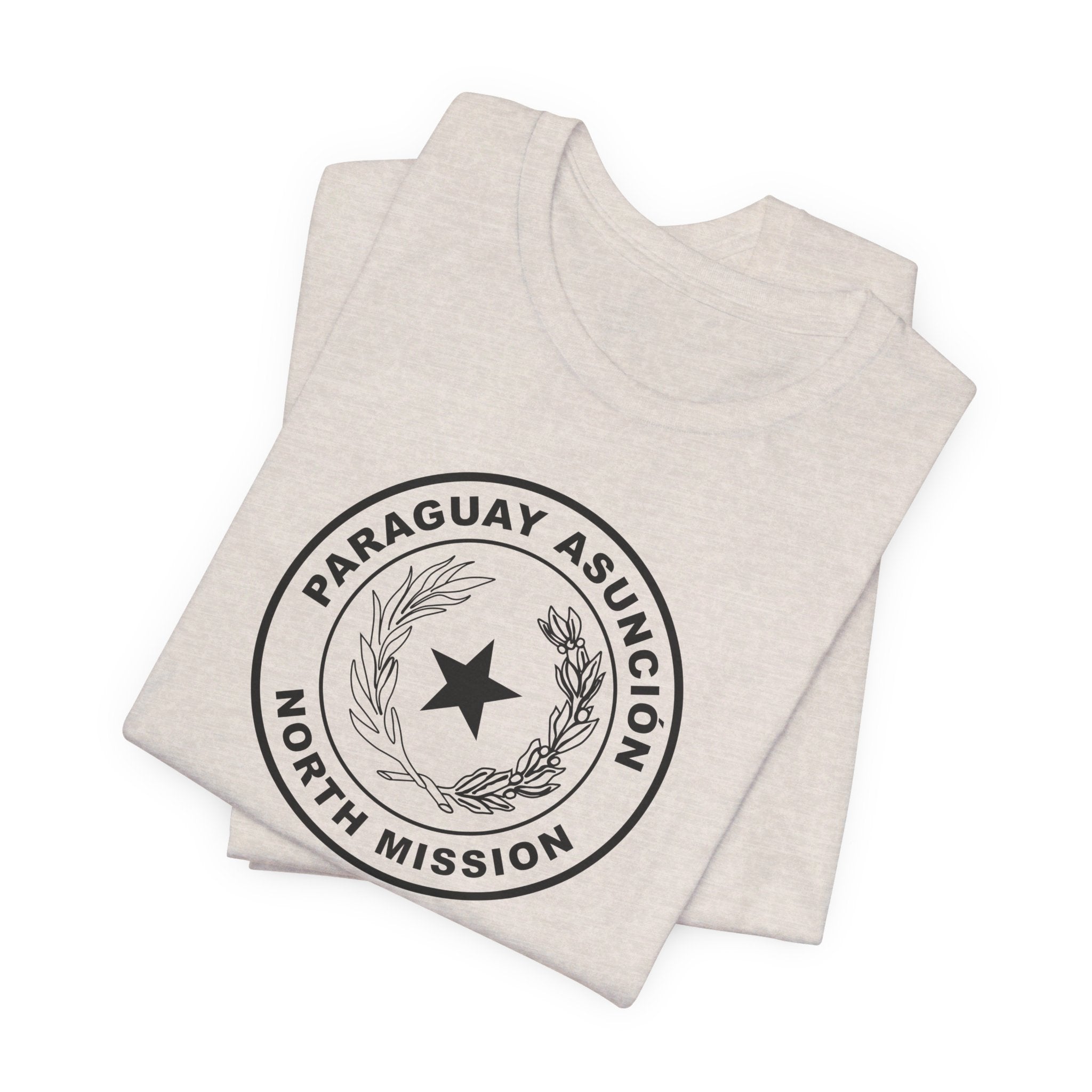 Paraguay Asuncion North Mission Circular Monochrome Logo T-Shirt - Mission Wishlist - LDS Missionary Gift Store
