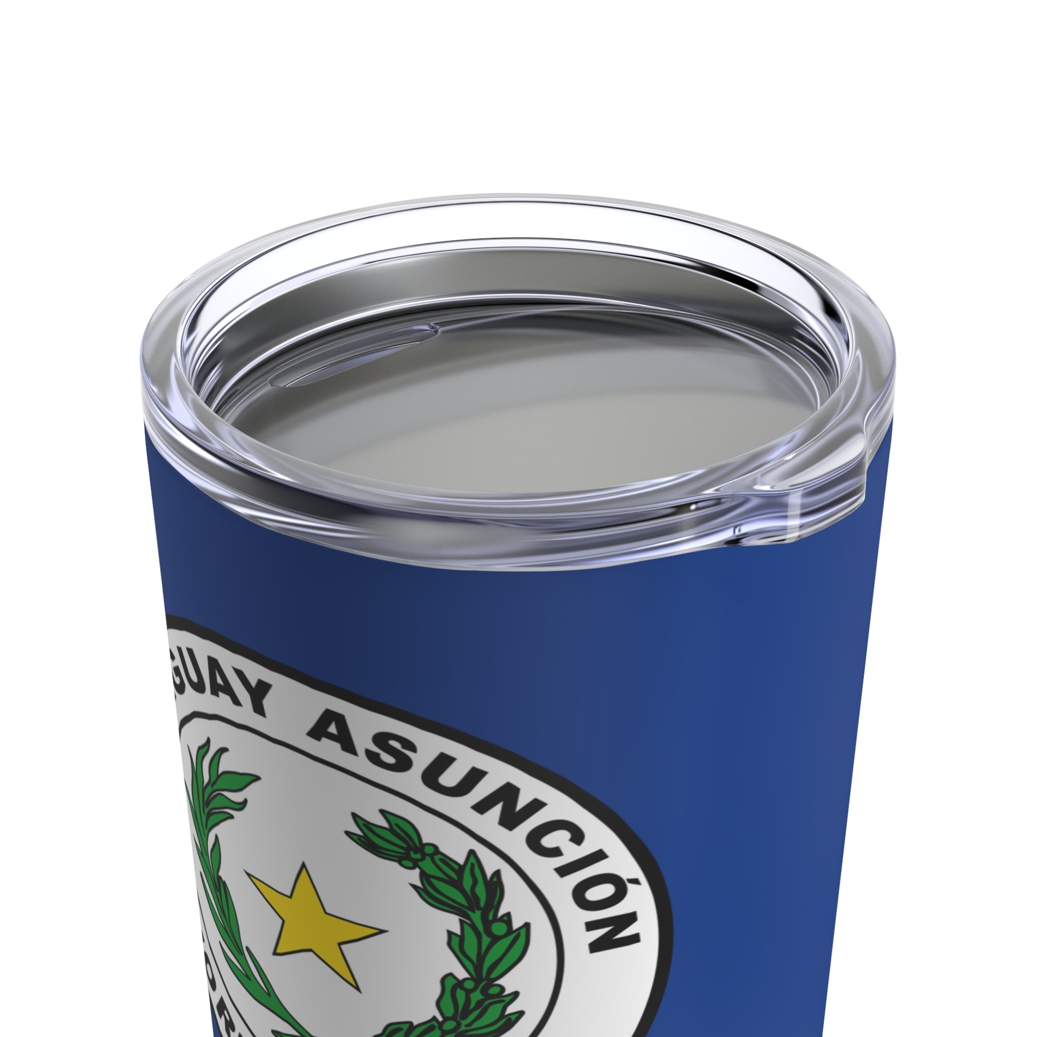 Paraguay Asuncion North Mission Flag Logo Tumbler 20oz Blue - Latter-Day Saint LDS Missionary Gift - Book of Mormon