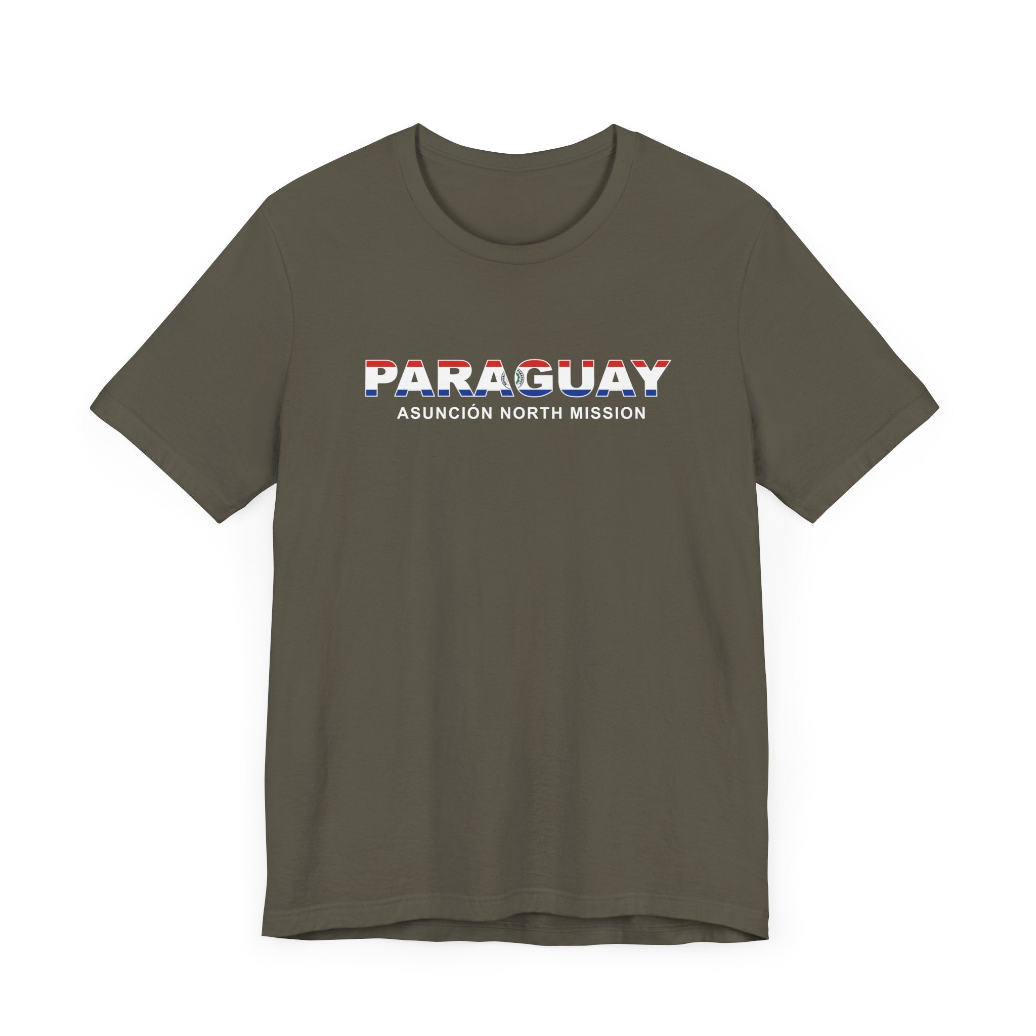 Paraguay Asuncion North Mission Flag Title T-shirt - Mission Wishlist - LDS Missionary Gift Store