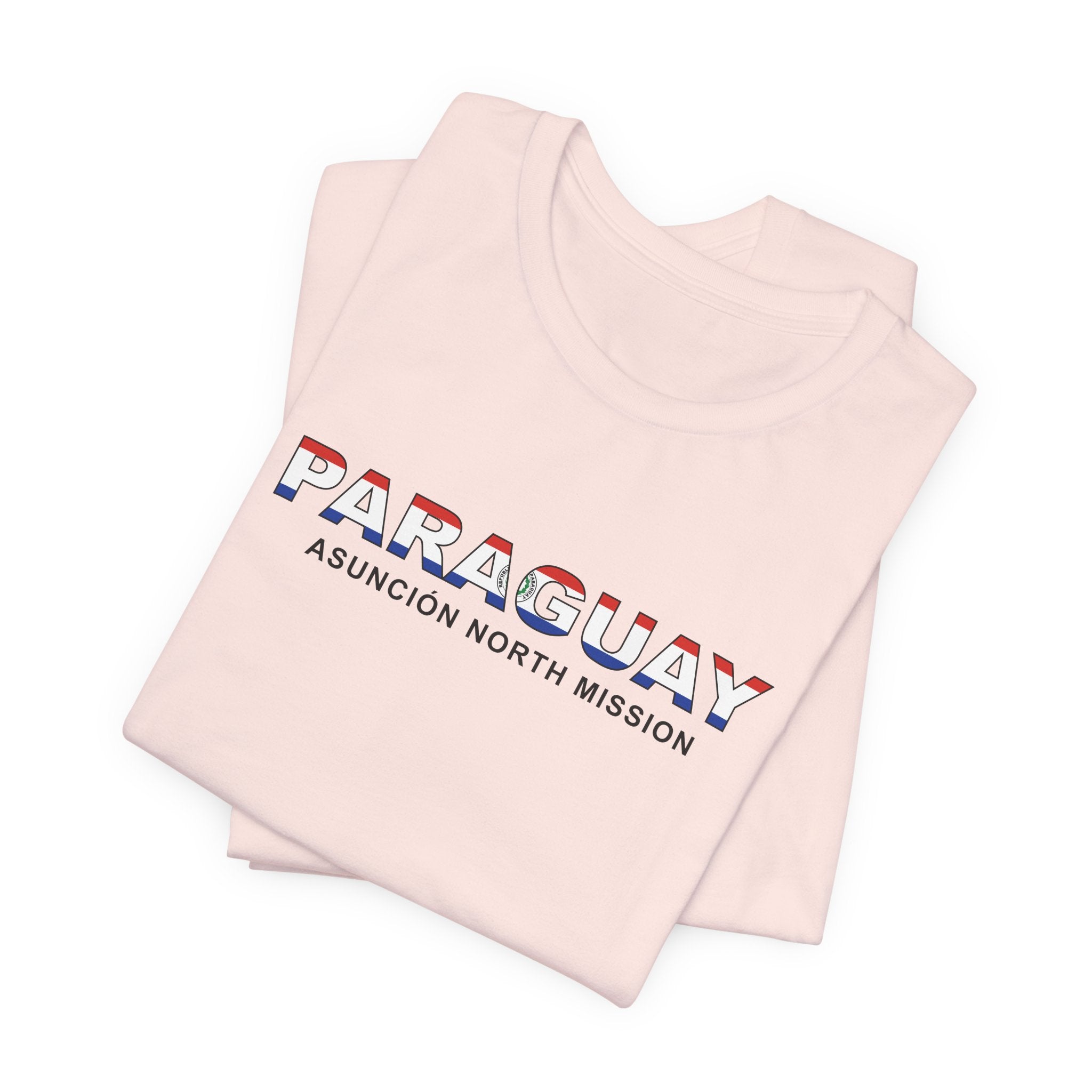Paraguay Asuncion North Mission Flag Title T-shirt - Mission Wishlist - LDS Missionary Gift Store