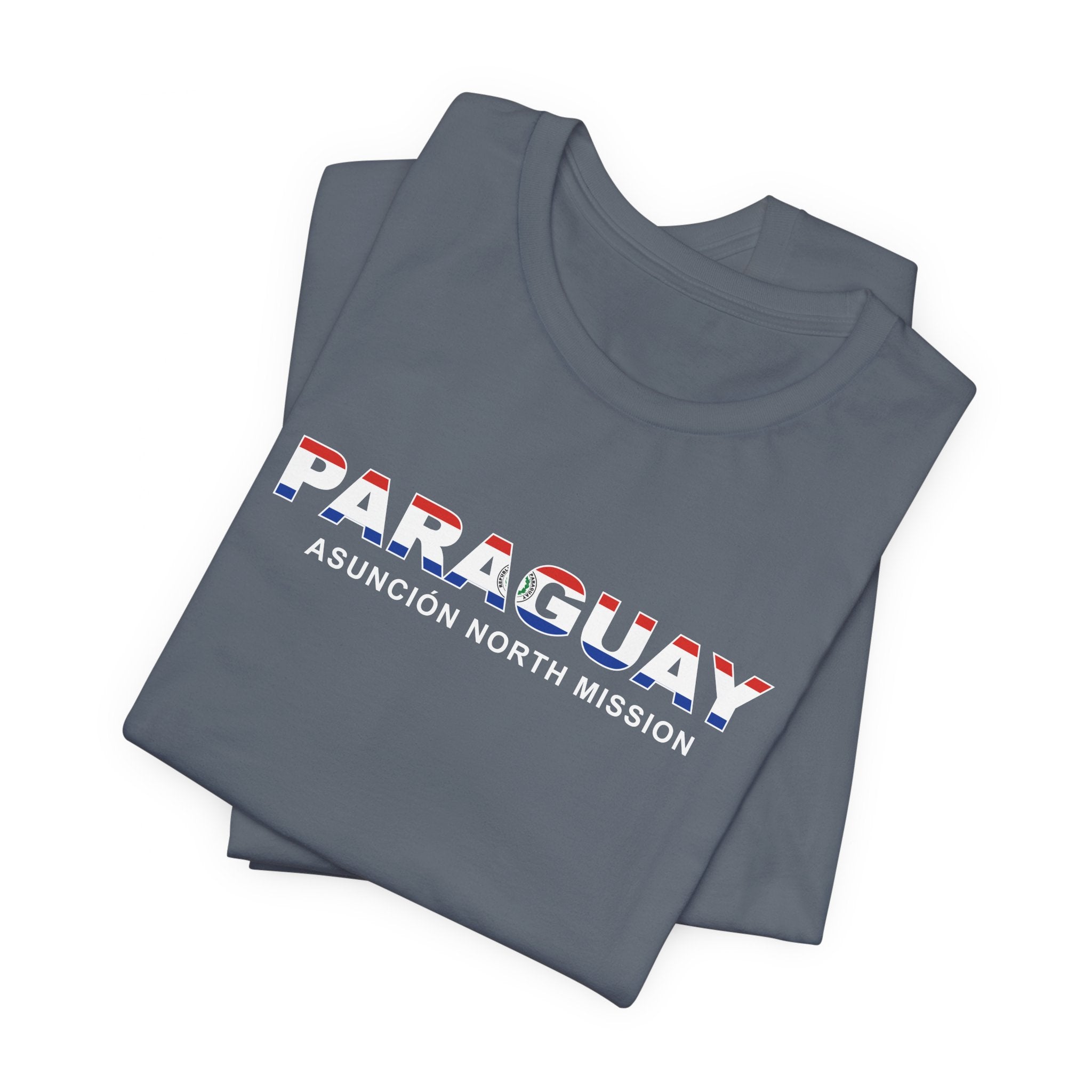 Paraguay Asuncion North Mission Flag Title T-shirt - Mission Wishlist - LDS Missionary Gift Store