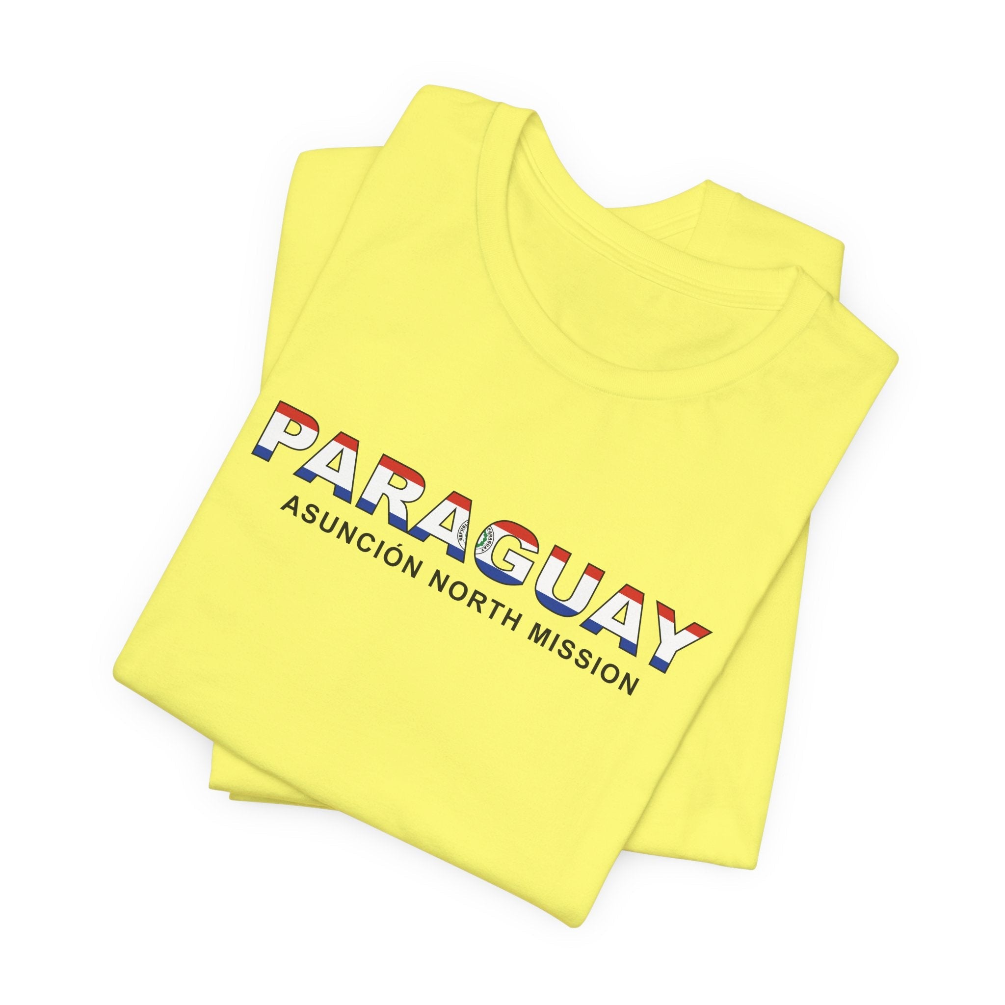 Paraguay Asuncion North Mission Flag Title T-shirt - Mission Wishlist - LDS Missionary Gift Store