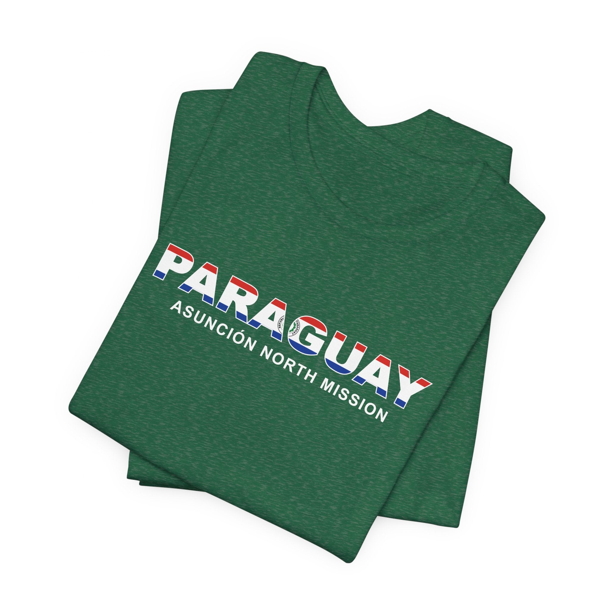 Paraguay Asuncion North Mission Flag Title T-shirt - Mission Wishlist - LDS Missionary Gift Store