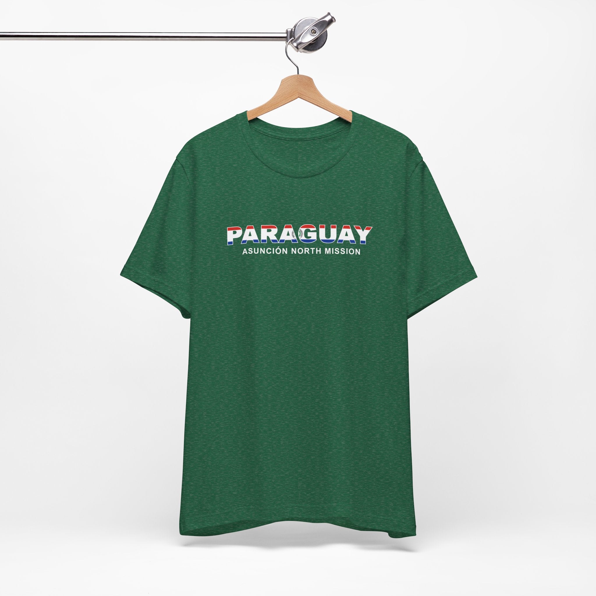Paraguay Asuncion North Mission Flag Title T-shirt - Mission Wishlist - LDS Missionary Gift Store