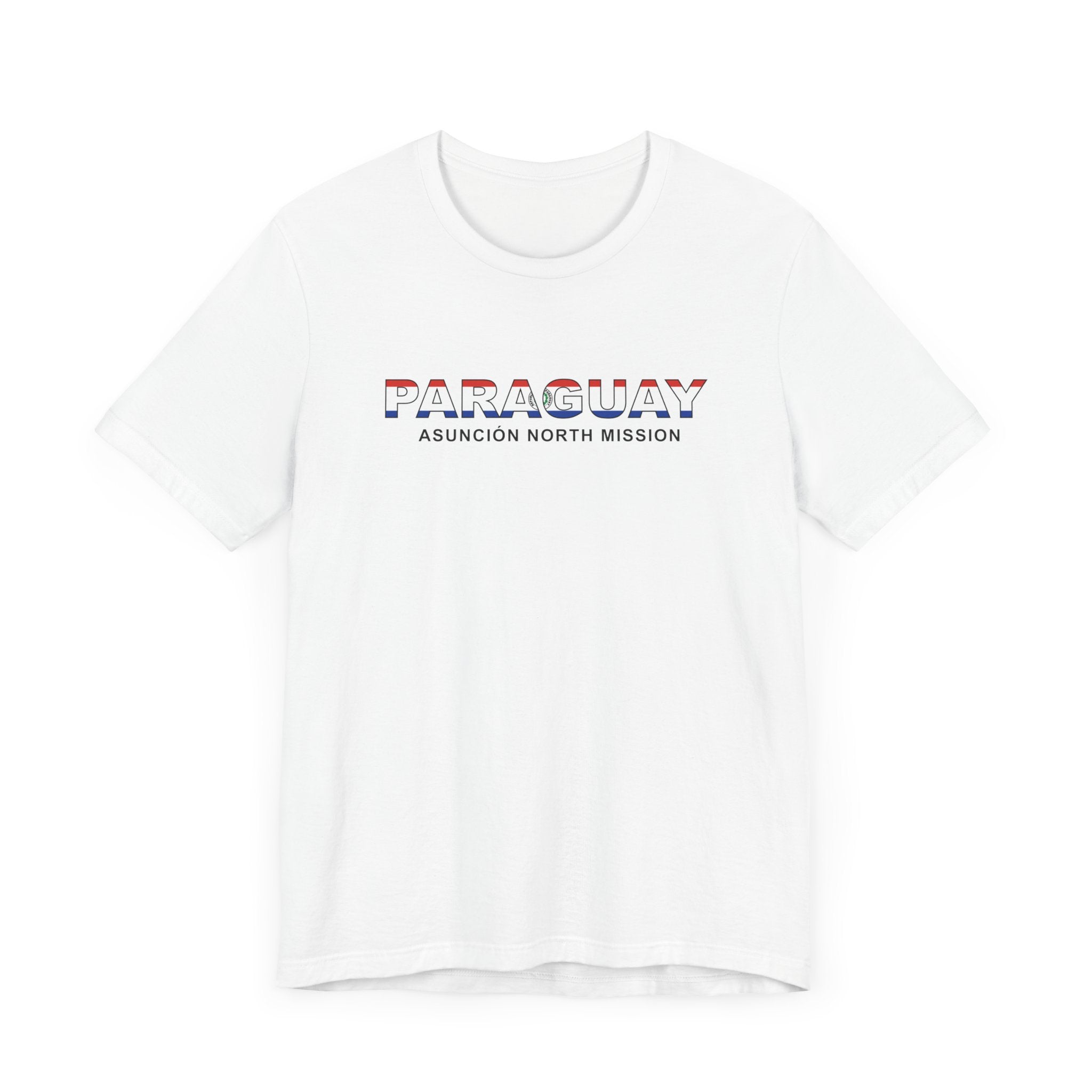 Paraguay Asuncion North Mission Flag Title T-shirt - Mission Wishlist - LDS Missionary Gift Store