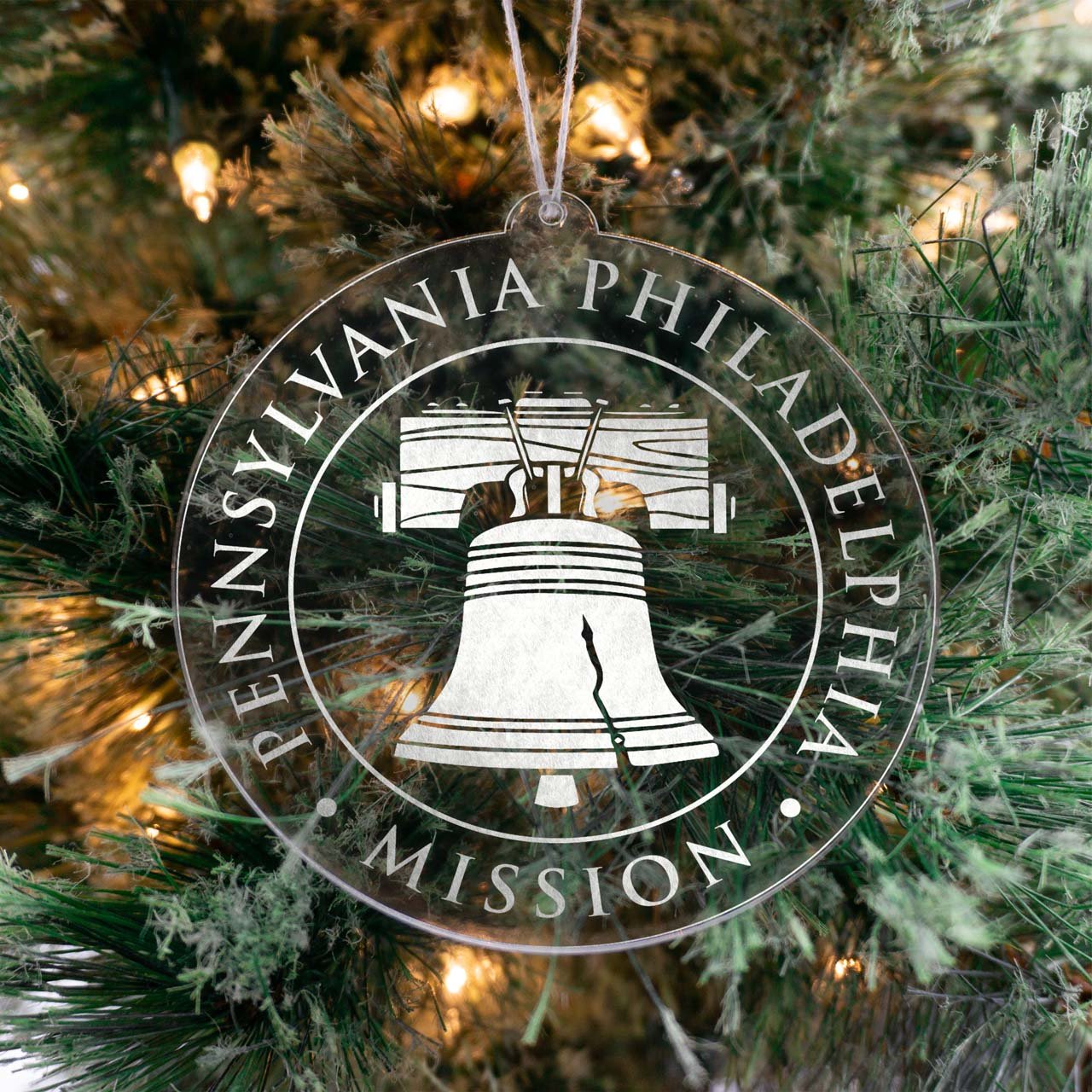 Pennsylvania Philadelphia Mission Christmas Ornament - Latter-Day Saint LDS Missionary Gift - Book of Mormon