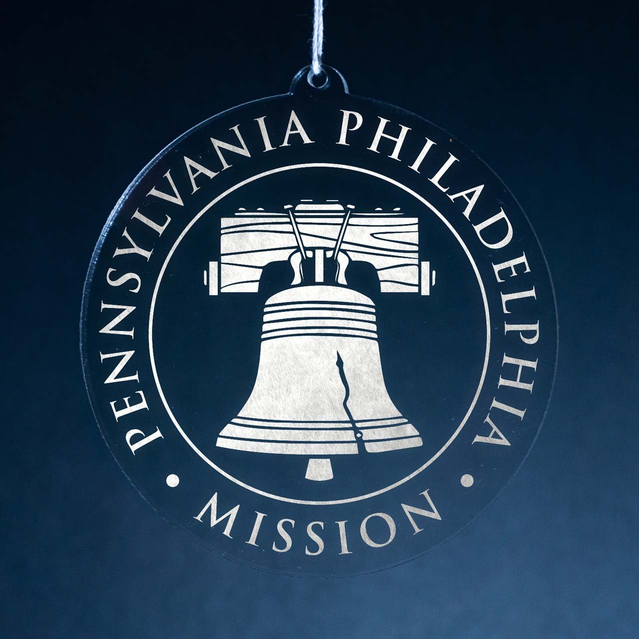 Pennsylvania Philadelphia Mission Christmas Ornament - Latter-Day Saint LDS Missionary Gift - Book of Mormon