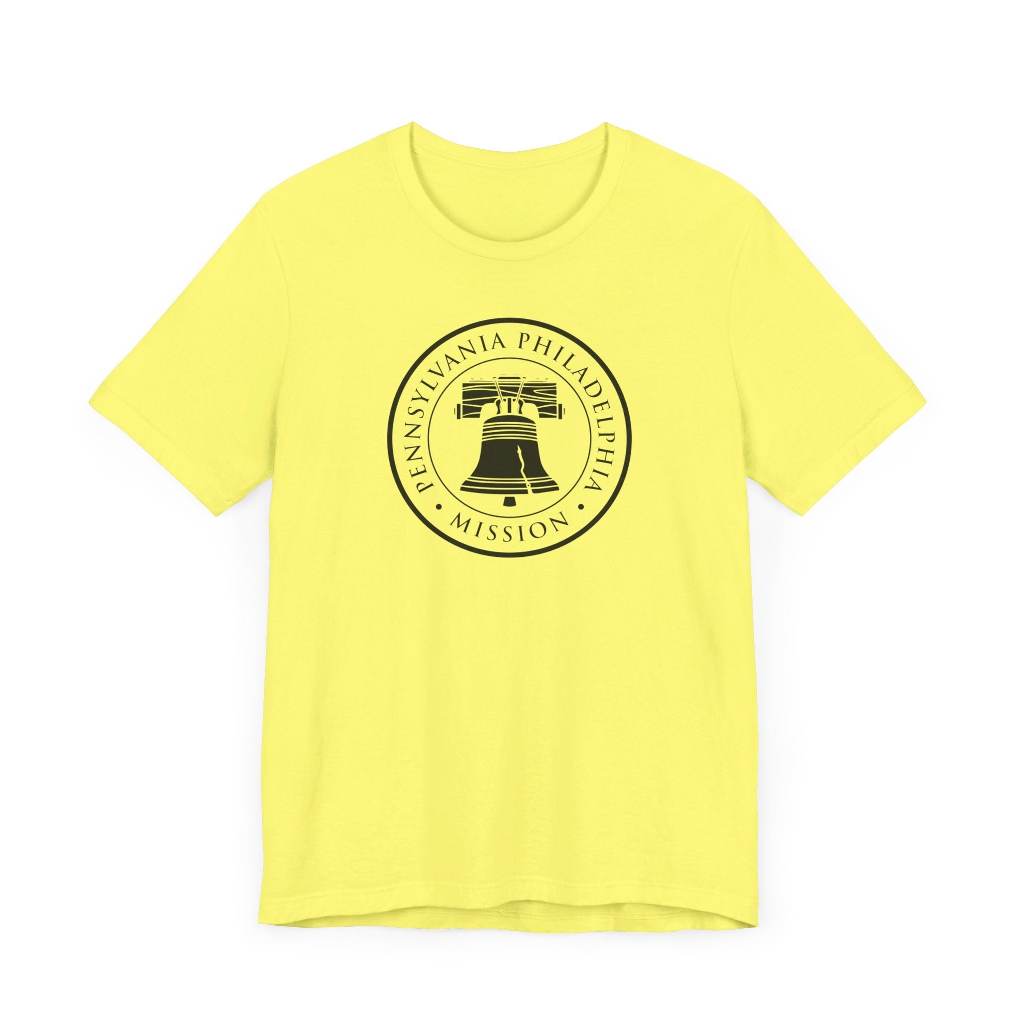 Pennsylvania Philadelphia Mission Circular Monochrome Logo T-Shirt - Mission Wishlist - LDS Missionary Gift Store