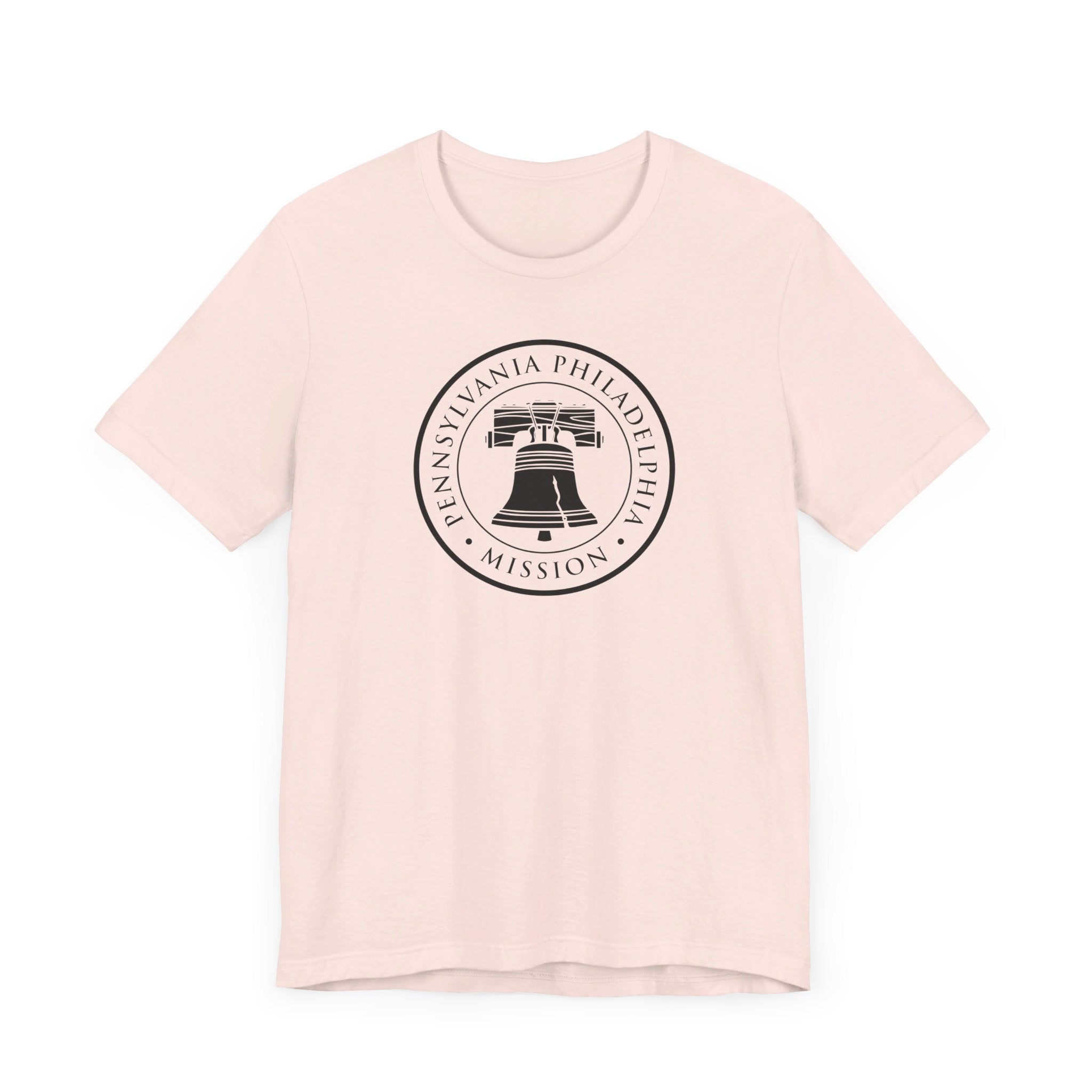 Pennsylvania Philadelphia Mission Circular Monochrome Logo T-Shirt - Mission Wishlist - LDS Missionary Gift Store