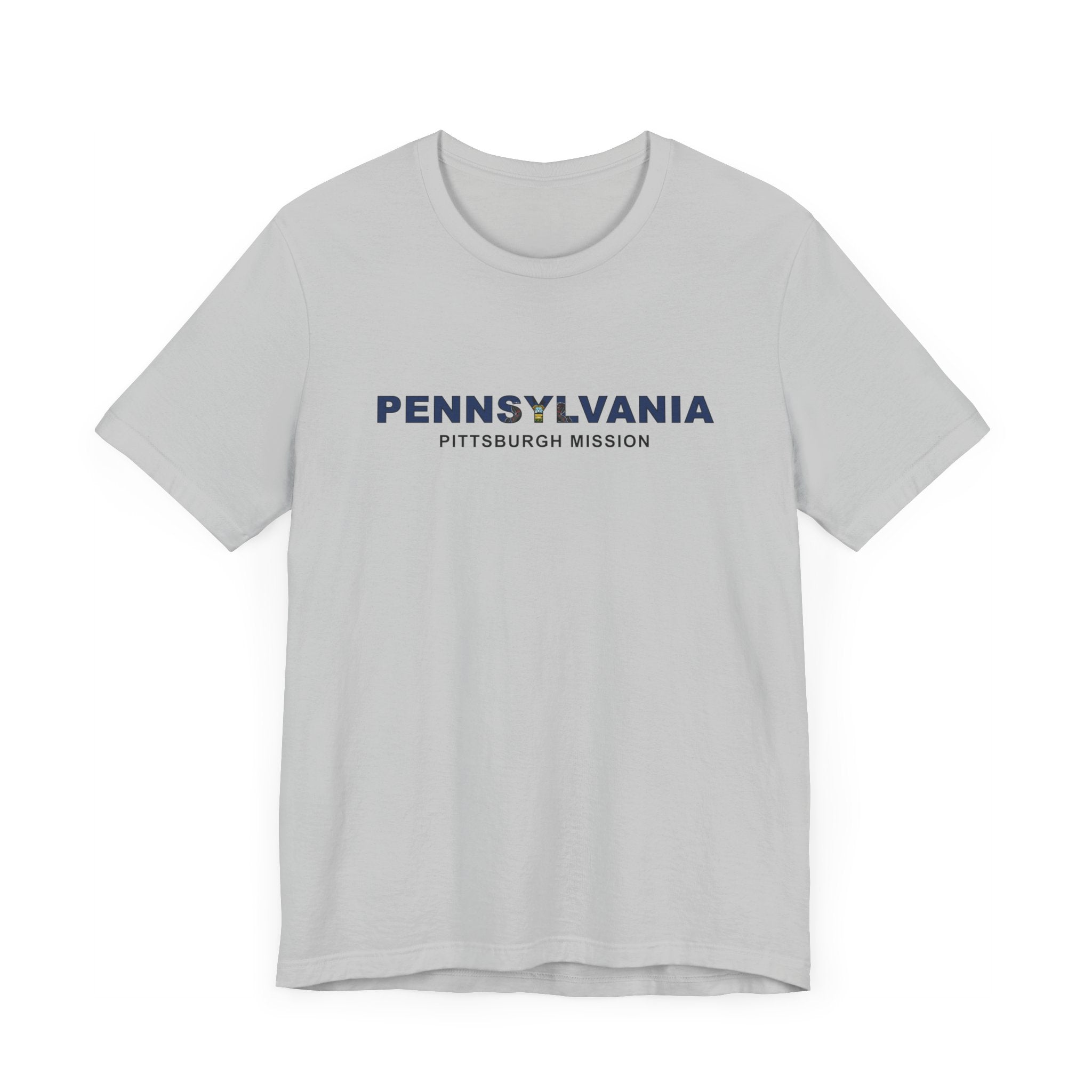 Pennsylvania Pittsburgh Mission Flag Title T-shirt - Mission Wishlist - LDS Missionary Gift Store