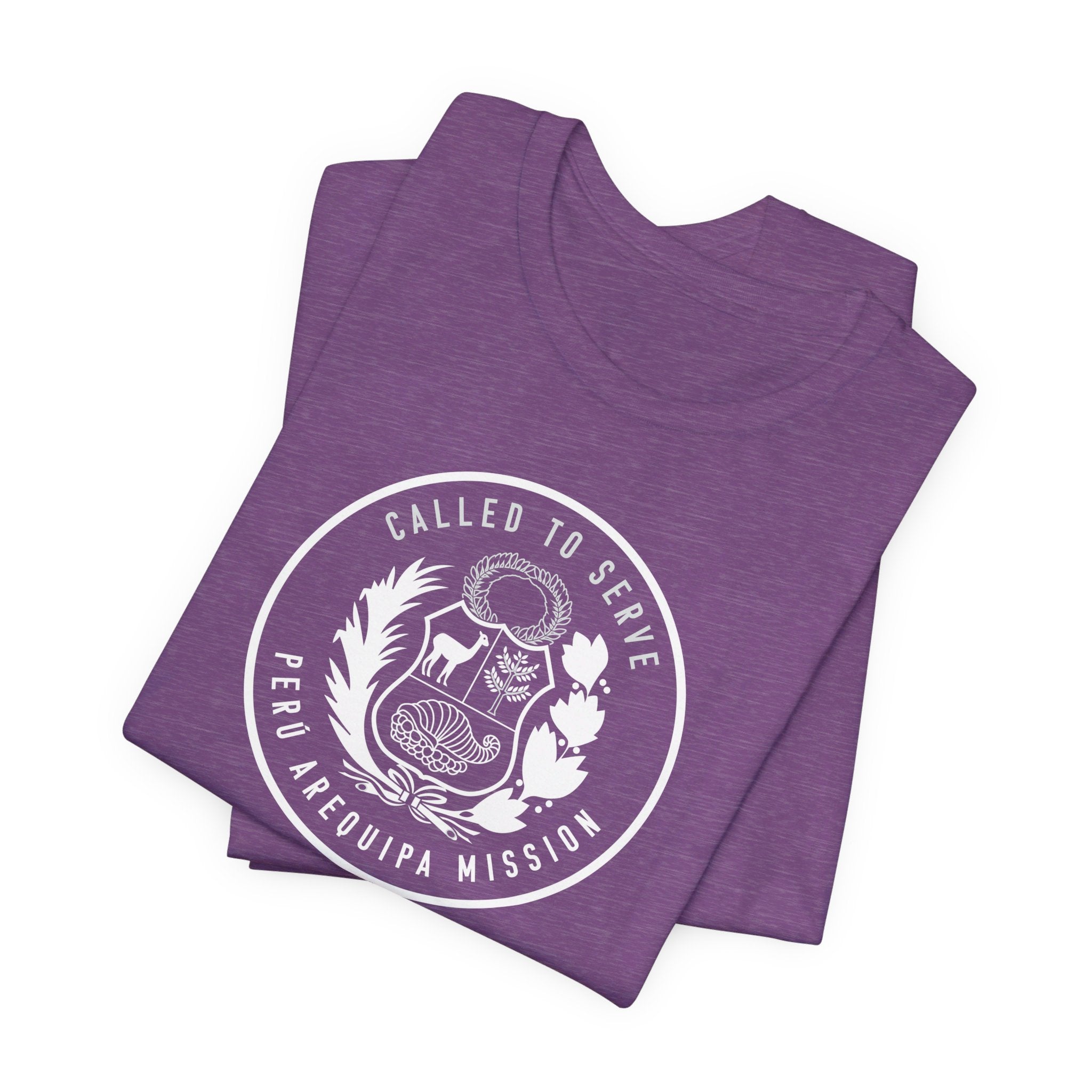 Peru Arequipa Mission Circular Monochrome Logo T-Shirt - Mission Wishlist - LDS Missionary Gift Store